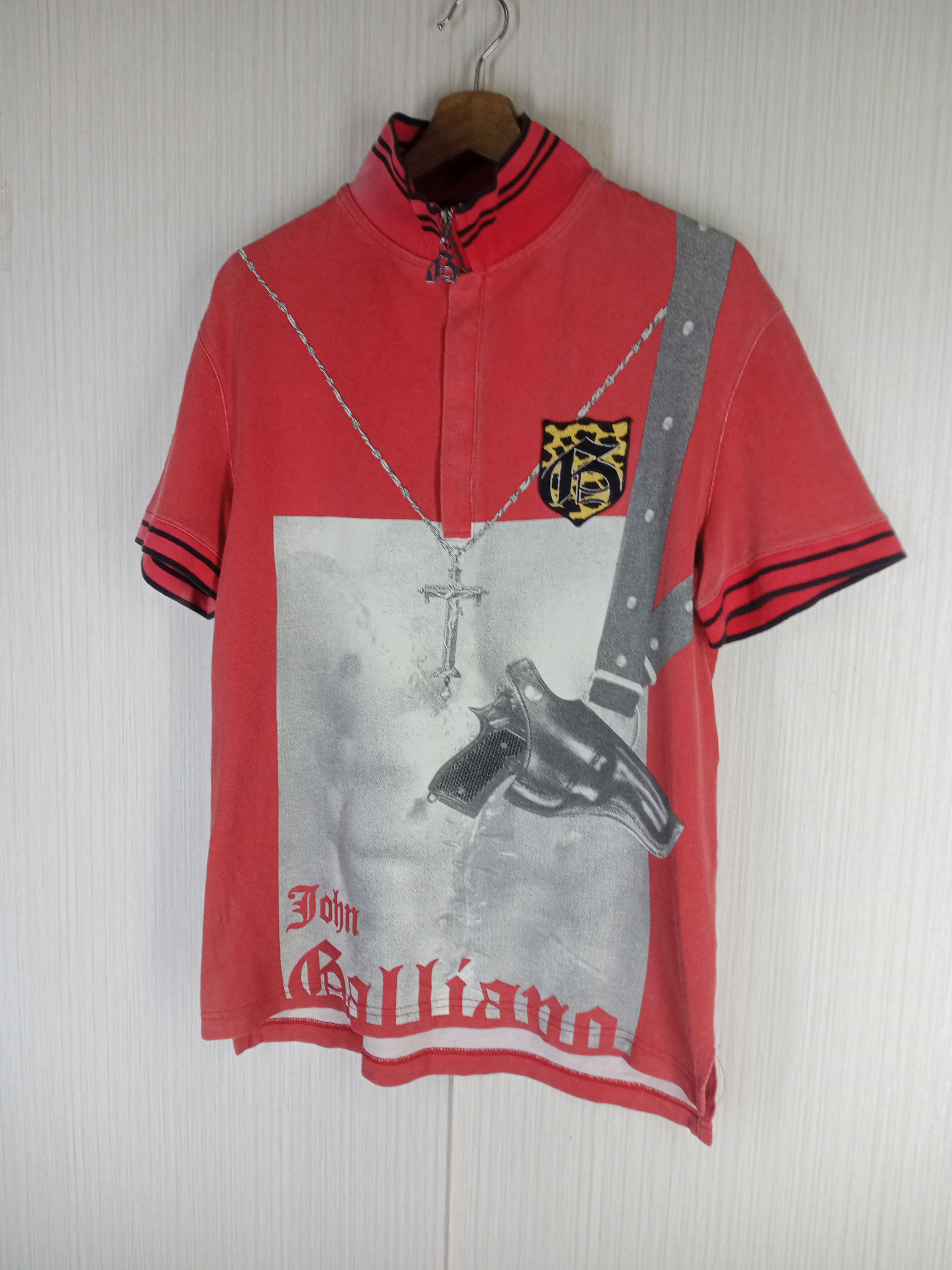 John Galliano Rare John Galliano Polo Shirt Size US L / EU 52-54 / 3 - 3 Thumbnail