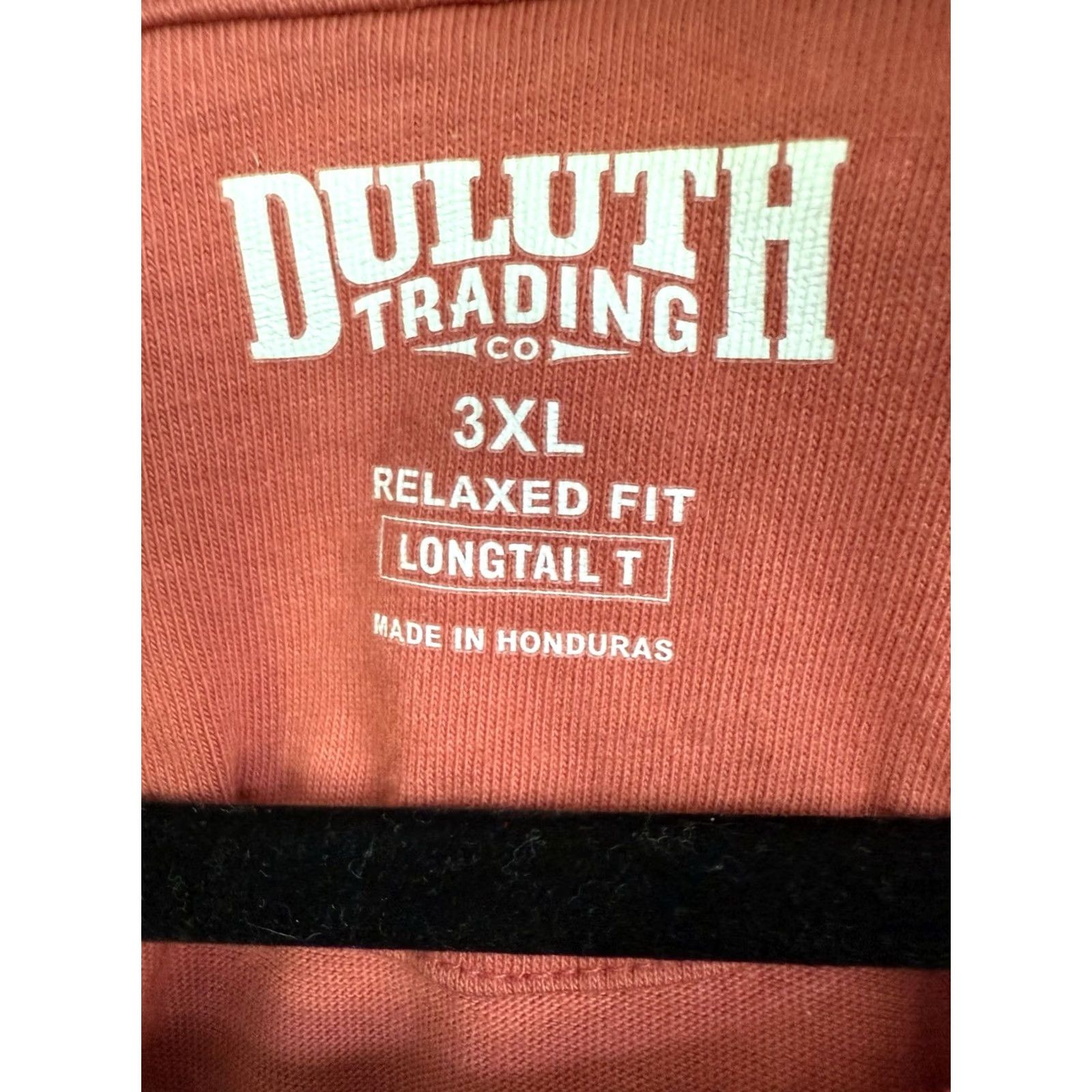 Vintage Duluth Mens T-Shirt Long Sleeve Crew Neck Coral 3XL Knit Cotton Workwear Hunt Fish Camp Casual Shirts Mens Size US XXL / EU 58 / 5 - 4 Thumbnail