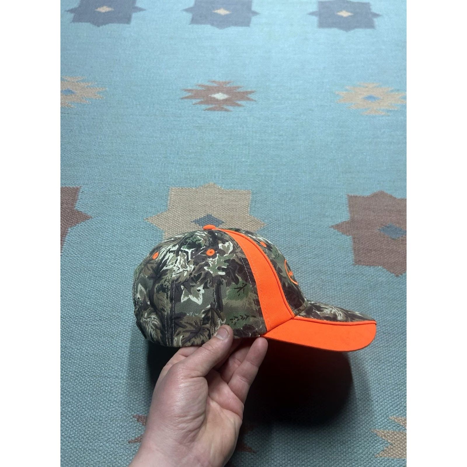 Realtree Realtree Bio Oregon Strapback Hat Camo Cap Hi Vis Orange Fish Feed Adjustable Real Tree Multicolor Men Strapback Hat Size ONE SIZE - 8 Thumbnail