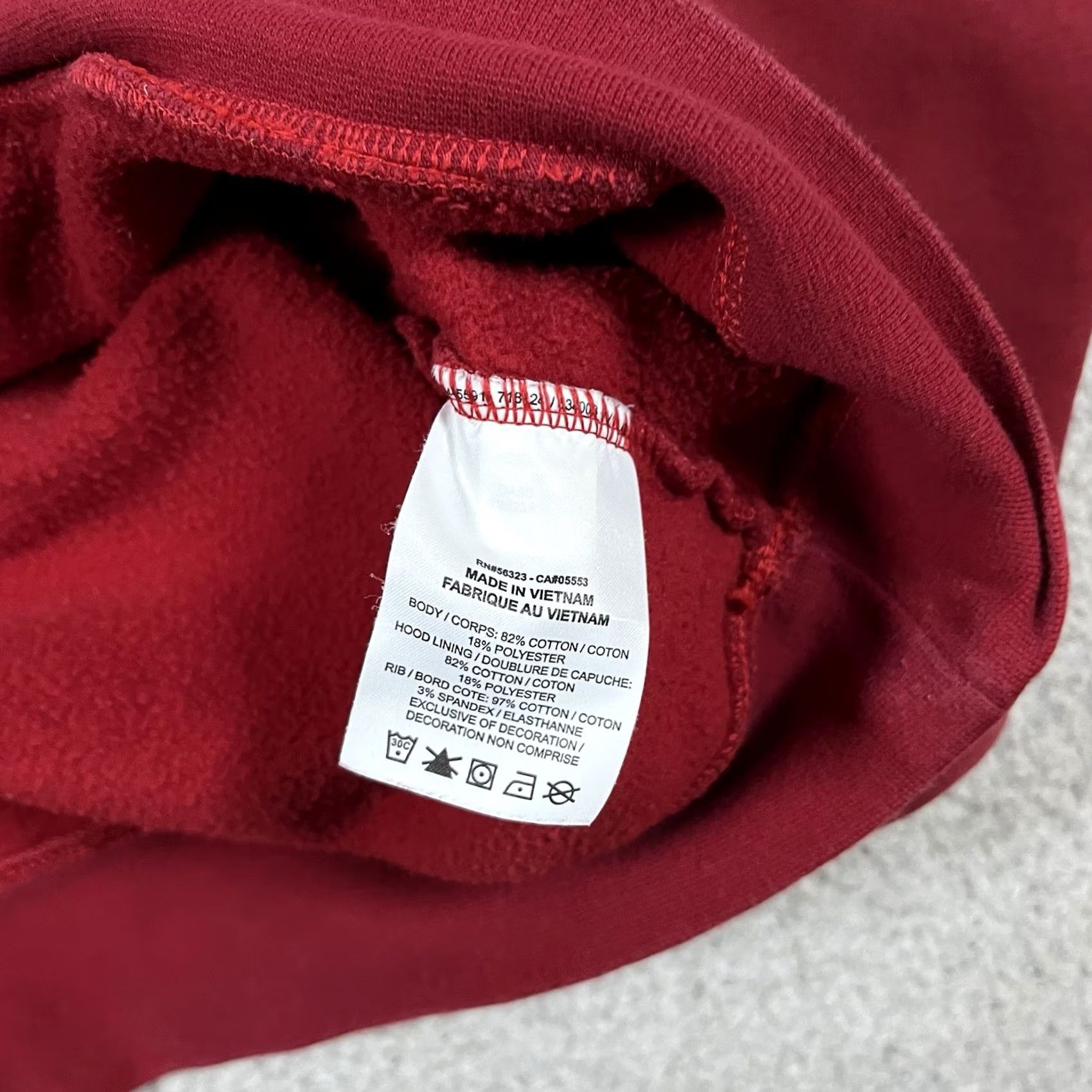 Jordan Brand Air Jordan Hoodie Men M Red Pullover Jumpman Basketball Classic Sweatshirt Size US M / EU 48-50 / 2 - 3 Thumbnail