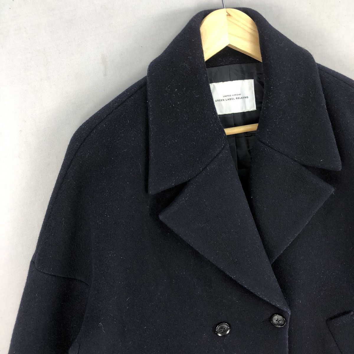 United Arrows United Arrows Wool Cashmere Double Breasted Jacket - Baggy Size US M / EU 48-50 / 2 - 2 Thumbnail