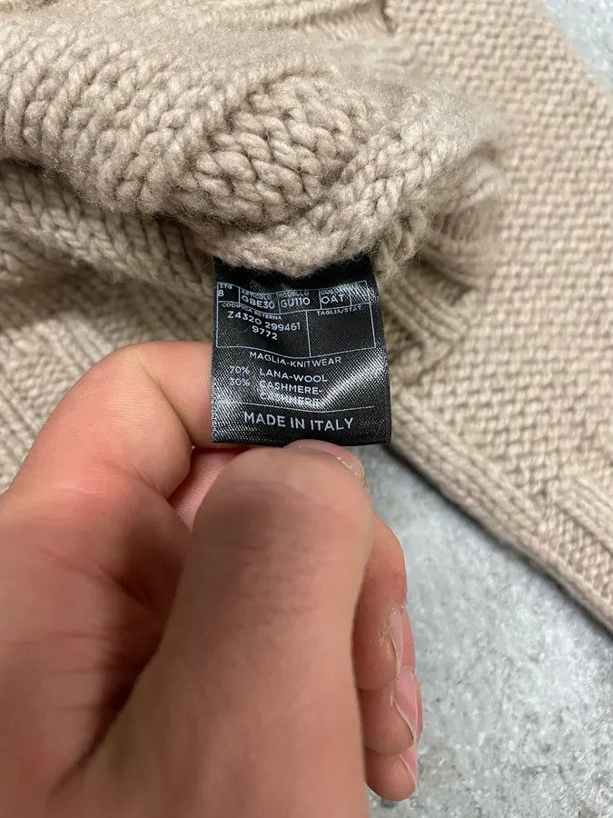 Gucci × Vintage AW2003 Gucci Grey Wool Minimalist Sweater Size US XS / EU 42 / 0 - 7 Thumbnail
