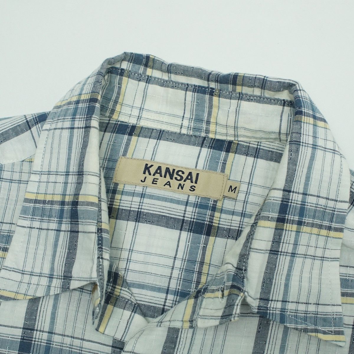 Kansai Yamamoto *NoTariff Kansai Yamamoto Plaid Pocket Shirt Size US M / EU 48-50 / 2 - 3 Thumbnail