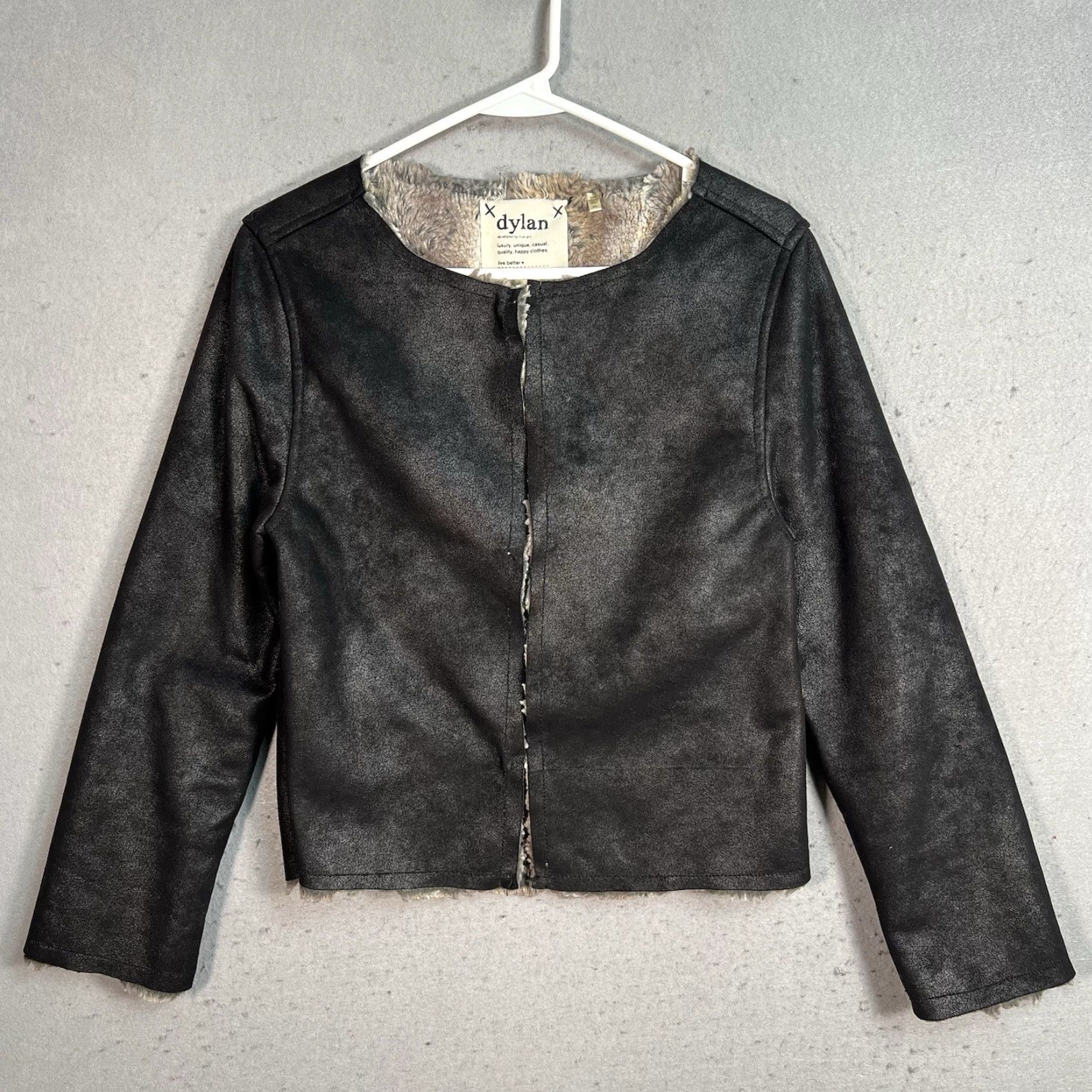 Vintage DYLAN by TRUE GRIT Women Coat Jacket Faux Fur Reversible Black XS Jacket Womens XS Reversible Faux Fur Vintage 168 Size XS / US 0-2 / IT 36-38 - 6 Thumbnail