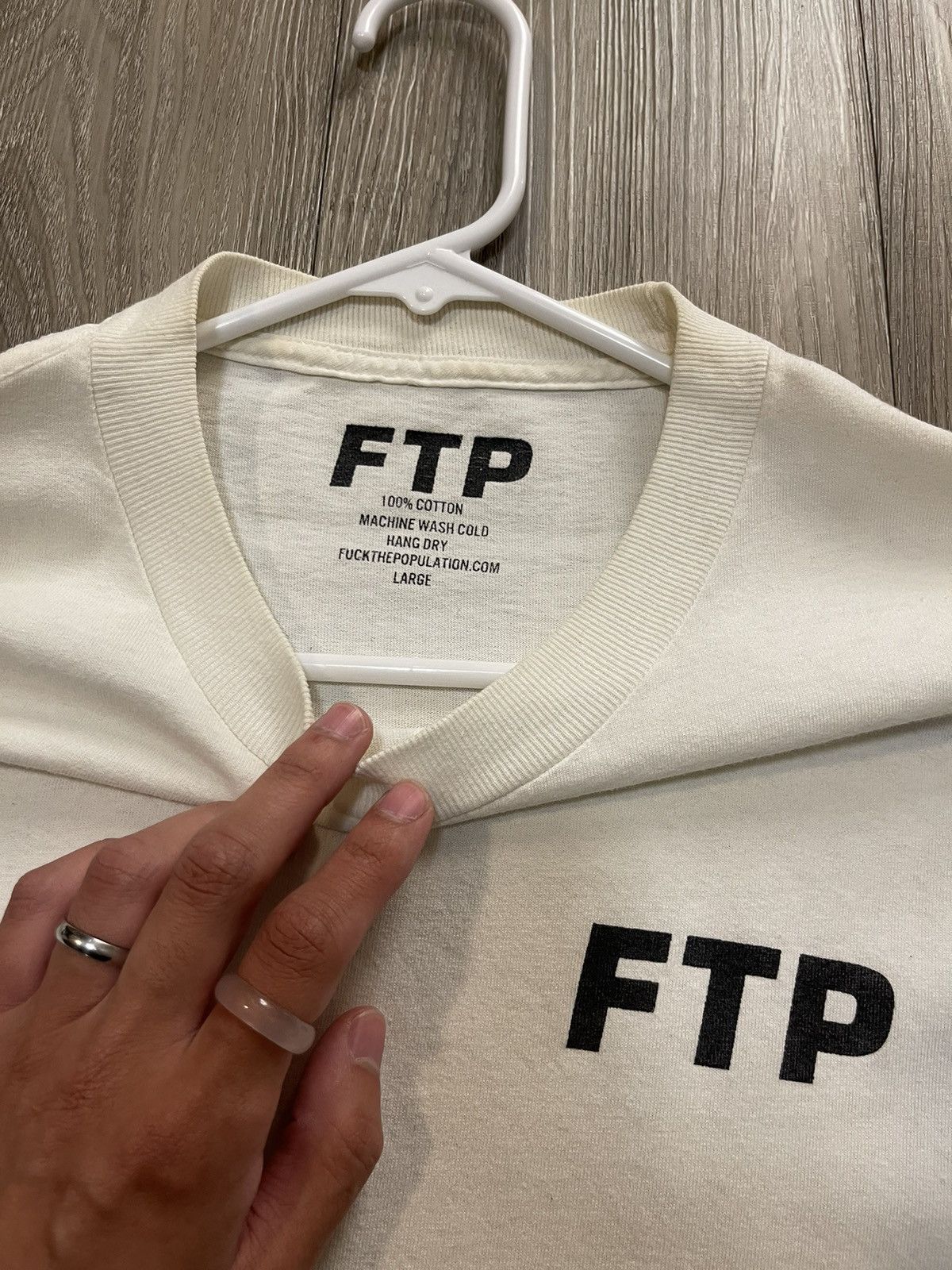 Fuck The Population FTP No Justice No Peace Tee Size US L / EU 52-54 / 3 - 3 Thumbnail