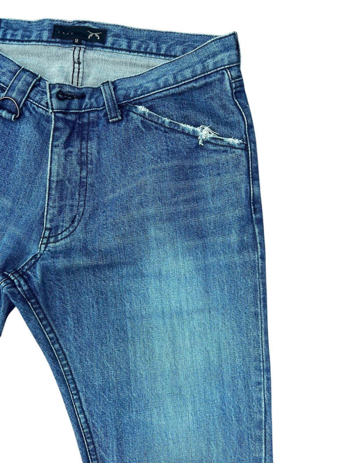 roarguns Vintage Roarguns Japan Distressed Denim Bootcut Jeans Size US 31 - 9 Thumbnail