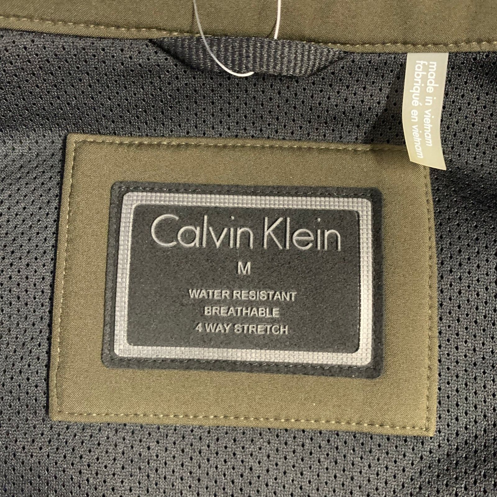 Calvin Klein CALVIN KLEIN Size M Olive Polyester Spandex Zip Up Jacket Size US M / EU 48-50 / 2 - 7 Thumbnail