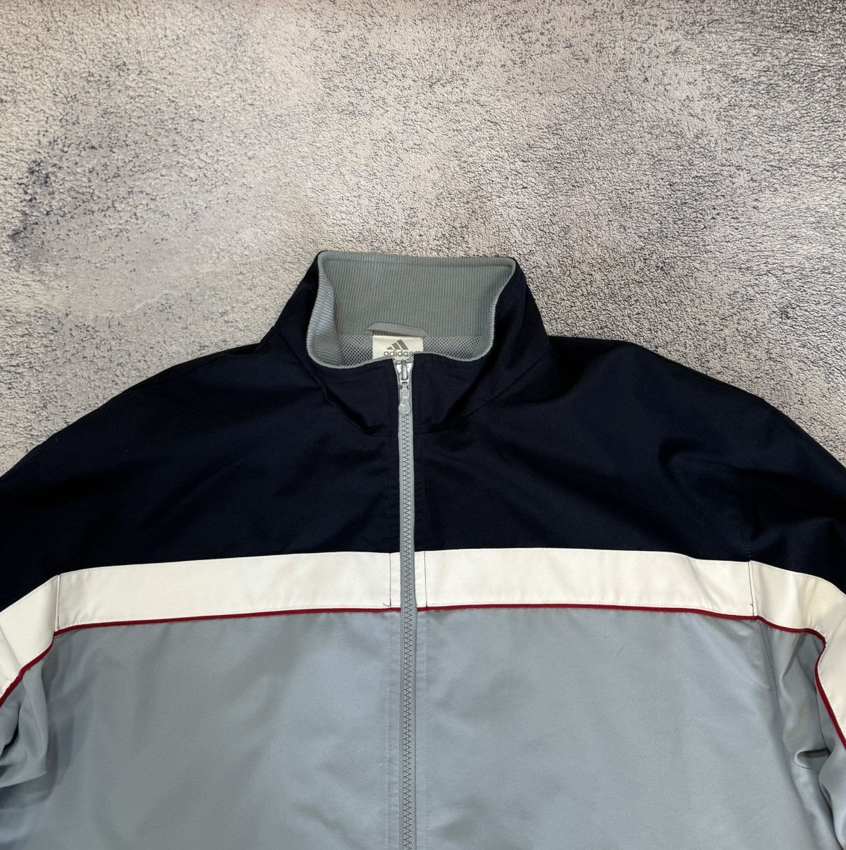 Adidas Vintage Adidas Tracksuit Men L XL Navy Blue Y2K 2003 UK42/44 Size US L / EU 52-54 / 3 - 9 Thumbnail