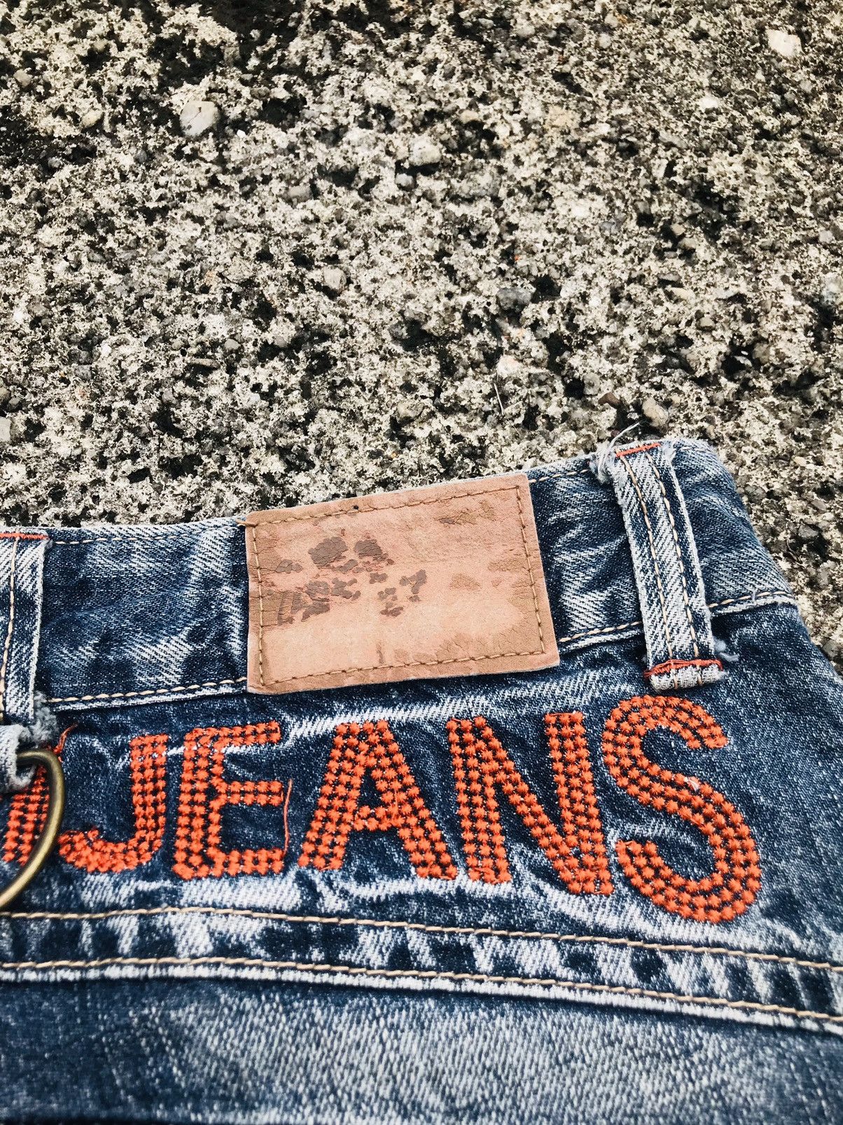 Other Vintage Spellout Premium Flared Jeans Size US 30 / EU 46 - 7 Thumbnail
