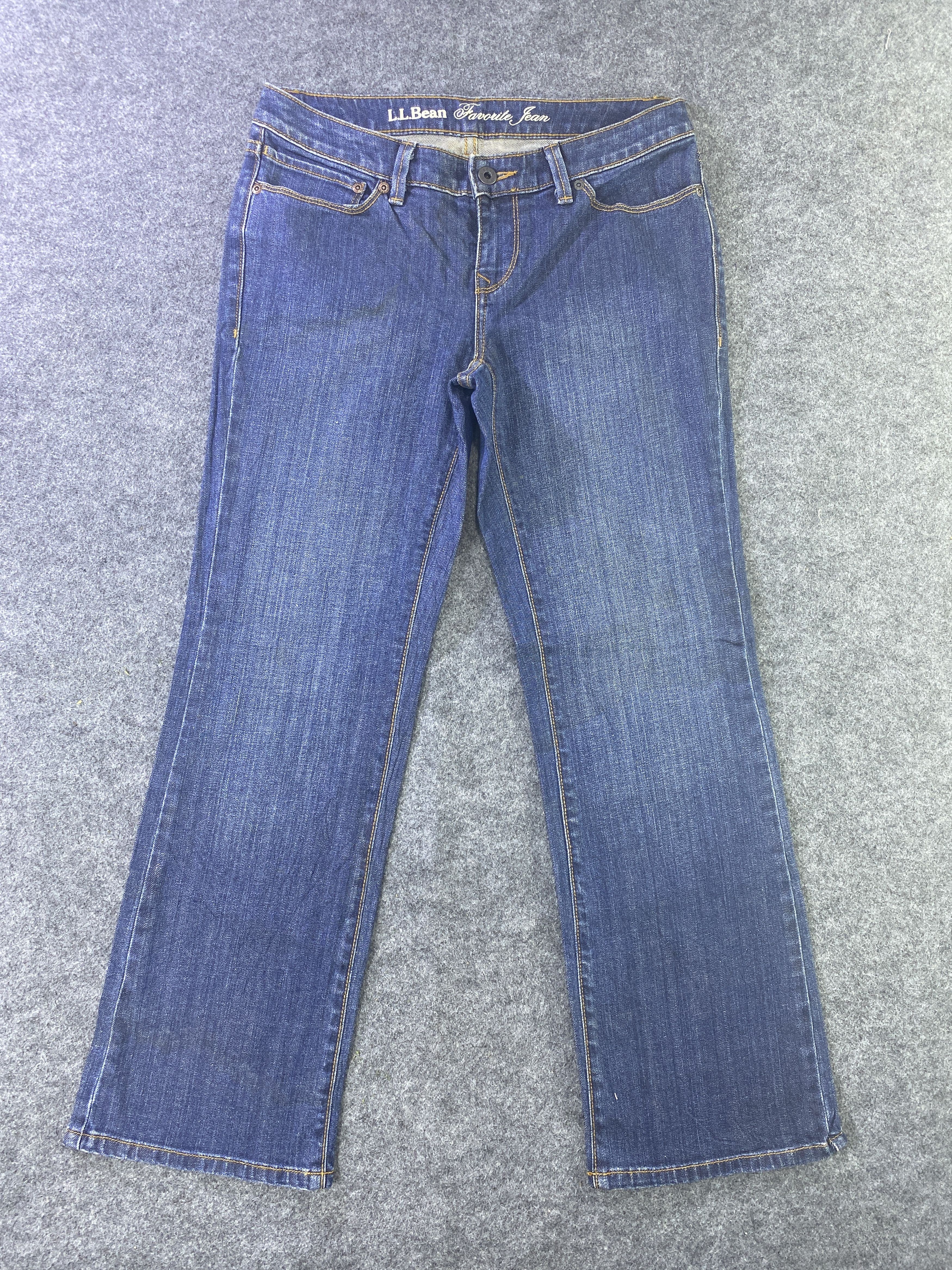 Japanese Brand L.L. Bean Blue Wash Denim - J943 Size 30" / US 8 / IT 44 - 1 Thumbnail