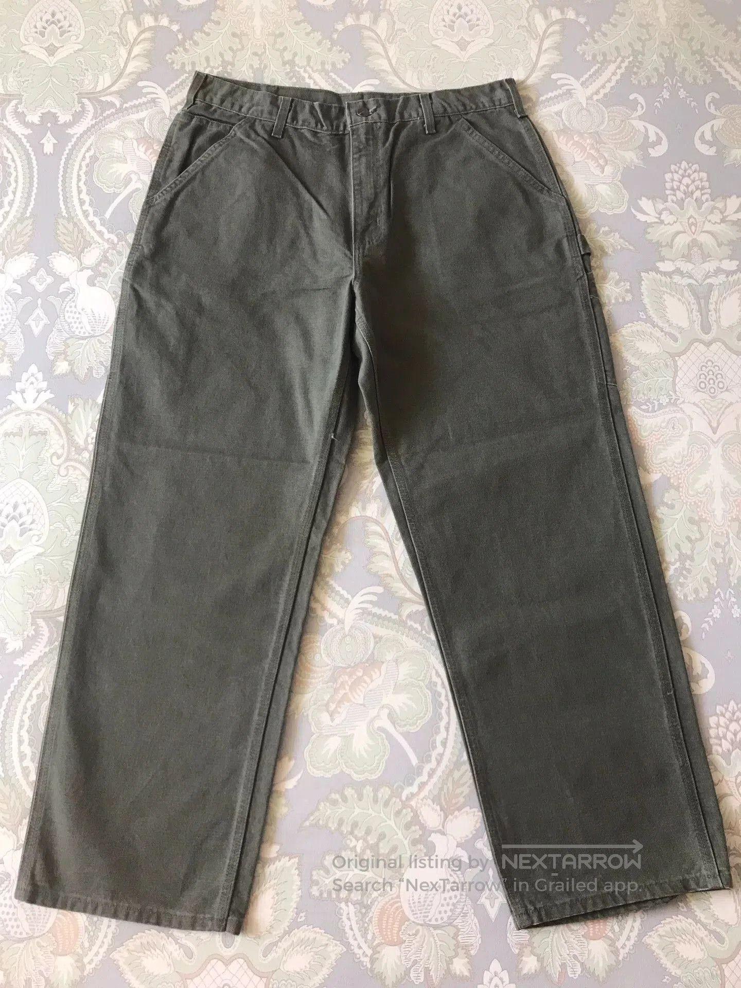 Carhartt Carhartt B11 MOS Canvas Work Pants W36L30. Size US 36 / EU 52 - 2 Thumbnail