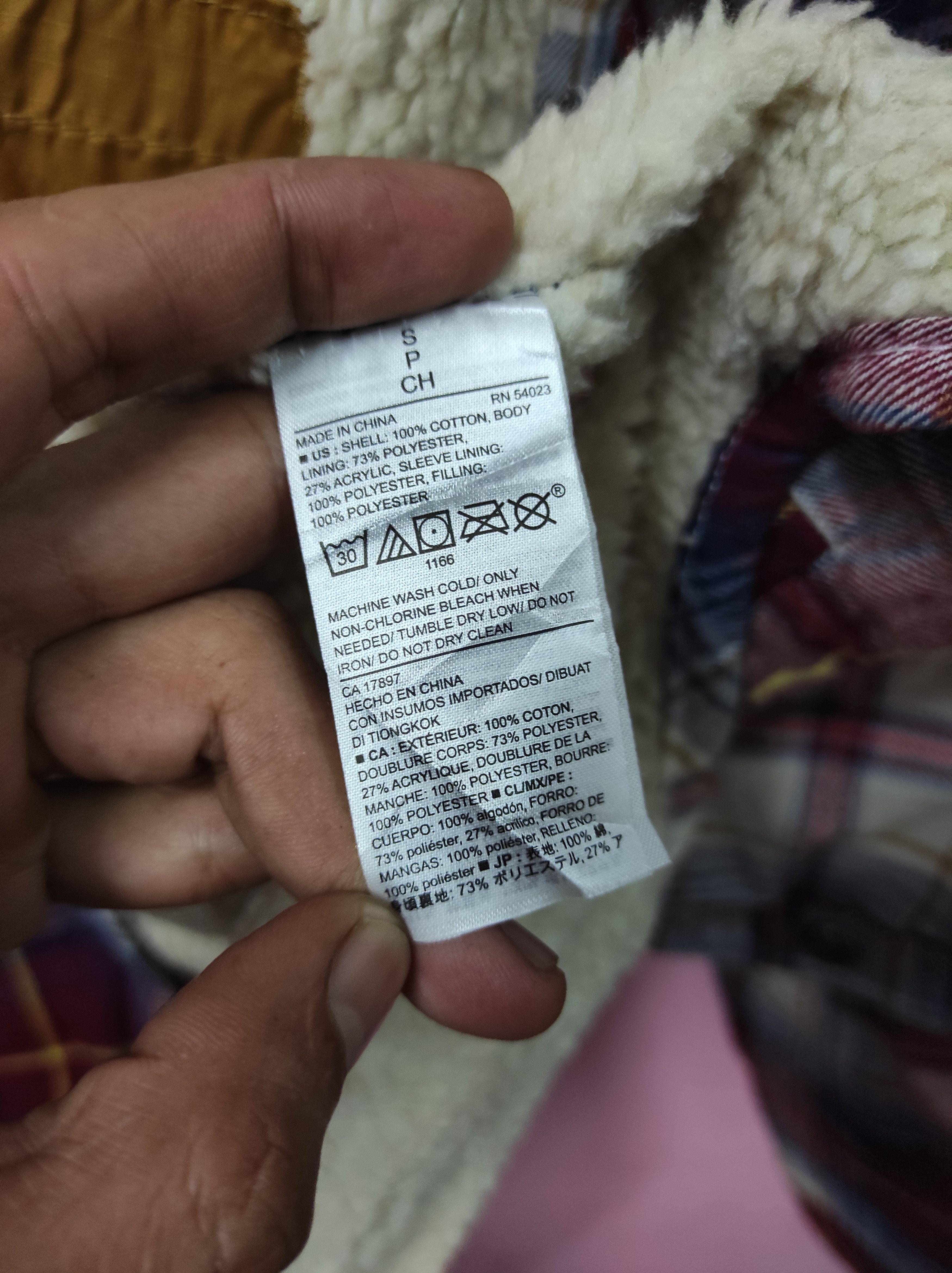Japanese Brand × Old Navy OLD NAVY PLAID DOUBLE POCKET LINING SHERPA JACKET SHIRT Size US S / EU 44-46 / 1 - 9 Thumbnail