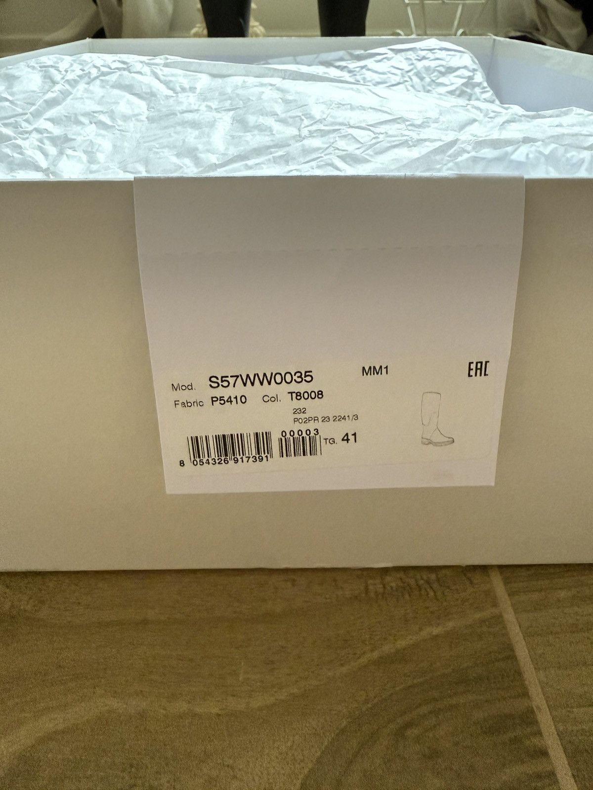 Maison Margiela SOLD—Maison Margiela Tabi Rain Boots Size 26 - 3 Thumbnail