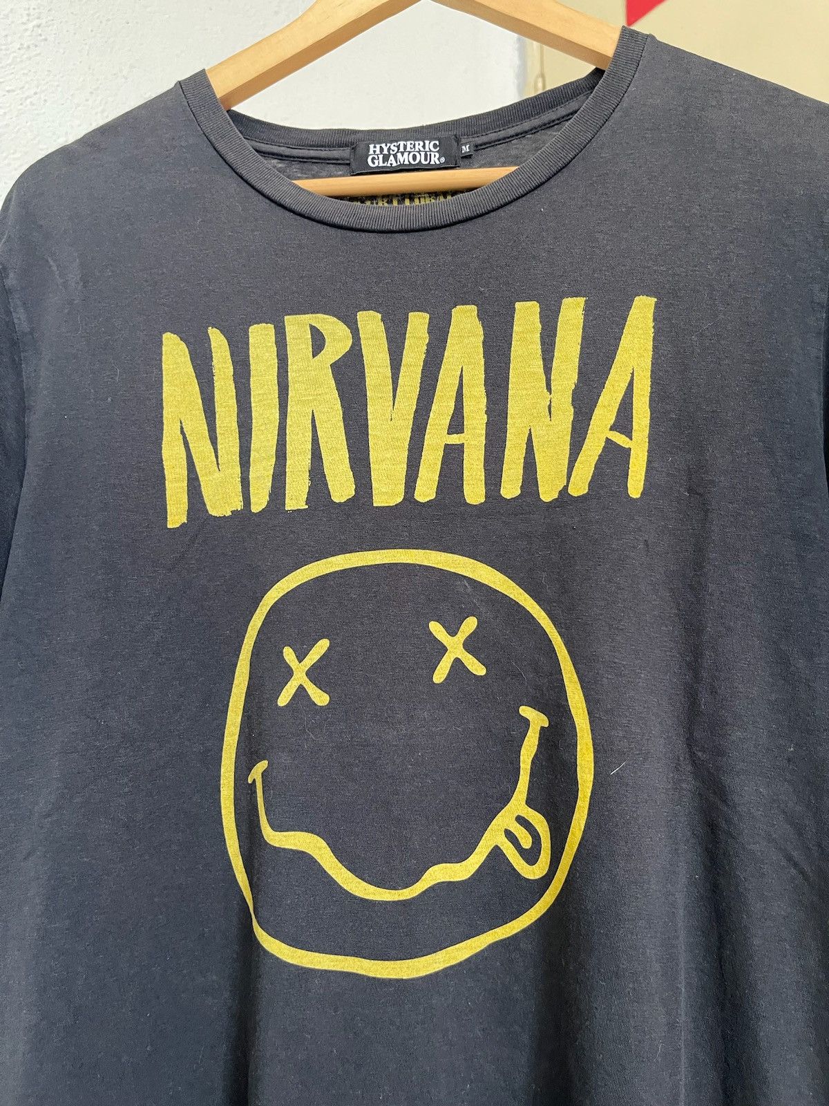 Hysteric Glamour × Japanese Brand Hysteric Glamour Nirvana Smiley Lyrics Tshirt Size US M / EU 48-50 / 2 - 2 Thumbnail
