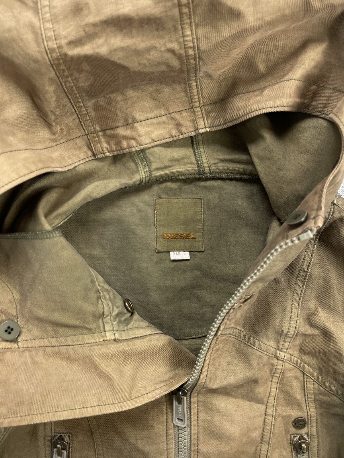 Diesel Women's DIESEL Fishtail Coat Jacket Archive Techwear Size M Size S / US 4 / IT 40 - 9 Thumbnail
