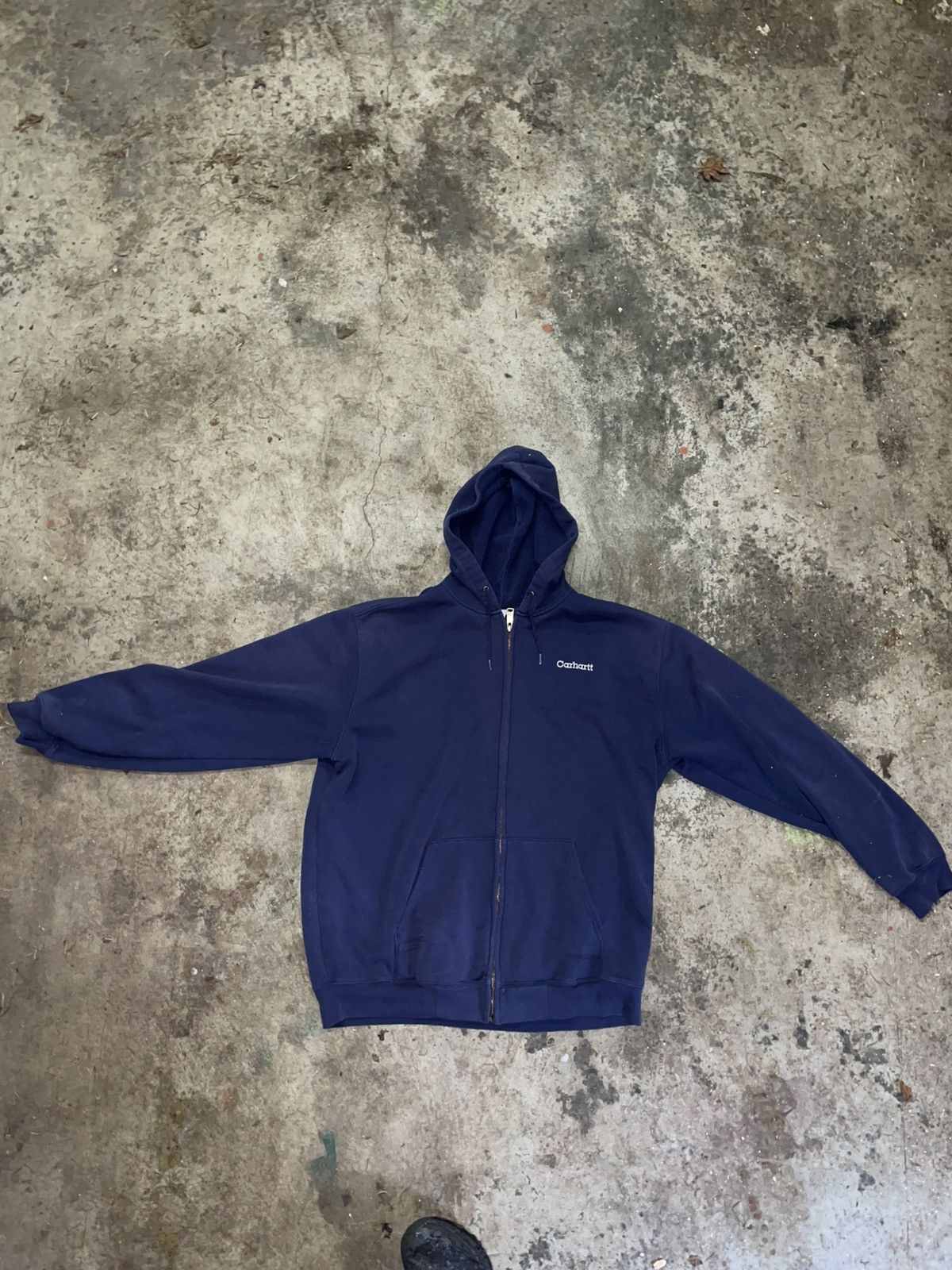 Carhartt Navy Blue Carhartt Full Zip Hoodie Size US XXL / EU 58 / 5 - 1 Thumbnail