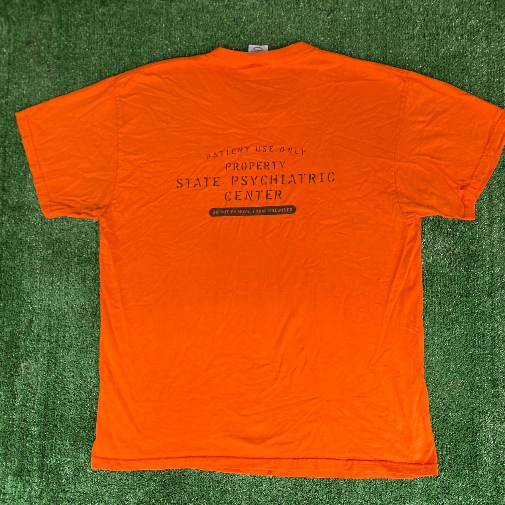 Delta Vintage Y2K Crazy Humor Shirt Insane Rehab Funny Punk Tee Size US L / EU 52-54 / 3 - 5 Thumbnail