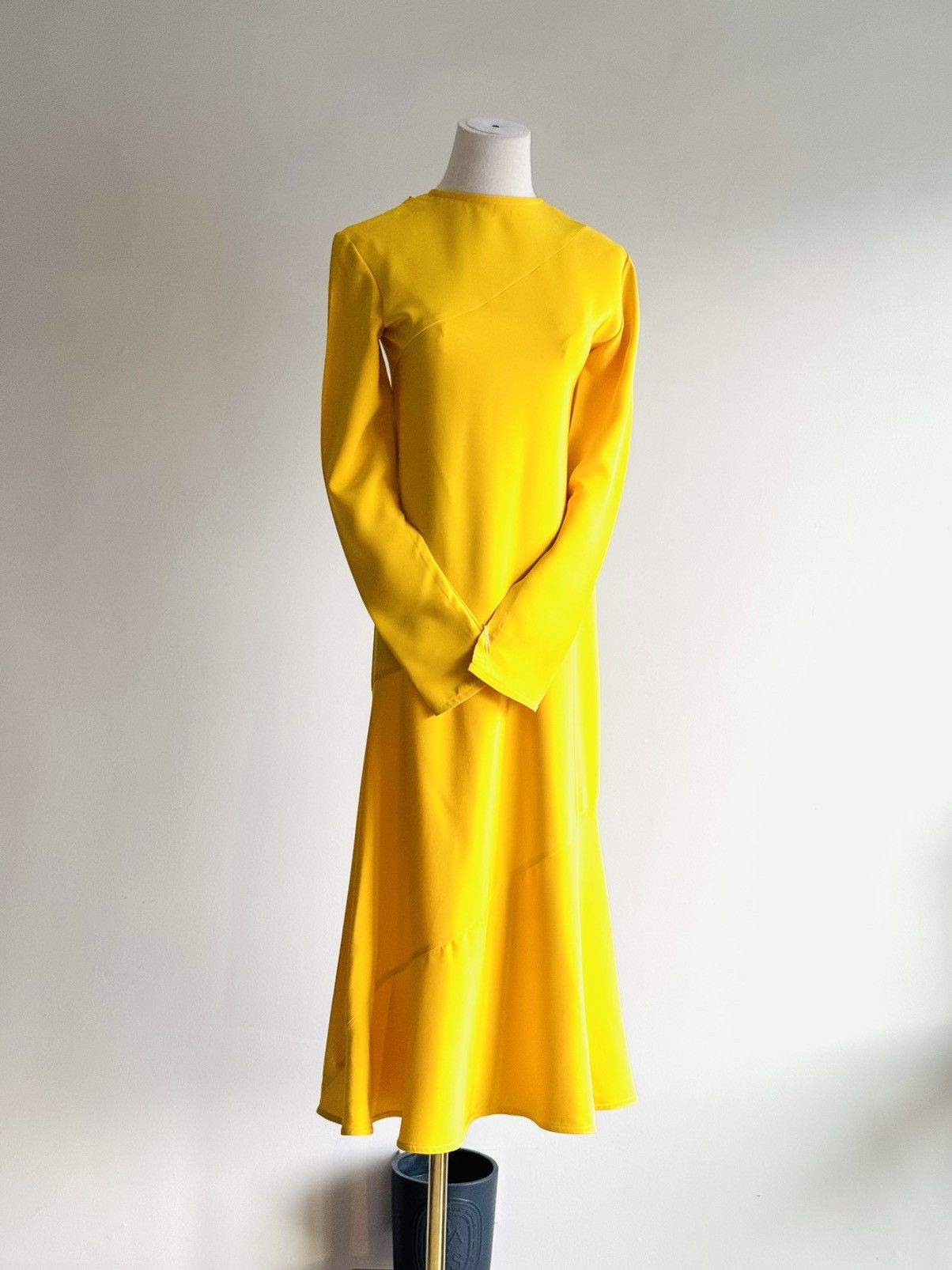 Calvin Klein 205W39NYC × Raf Simons Raf era Calvin Klein bias cut long sleeve silk gown Size XS / US 0-2 / IT 36-38 - 2 Thumbnail