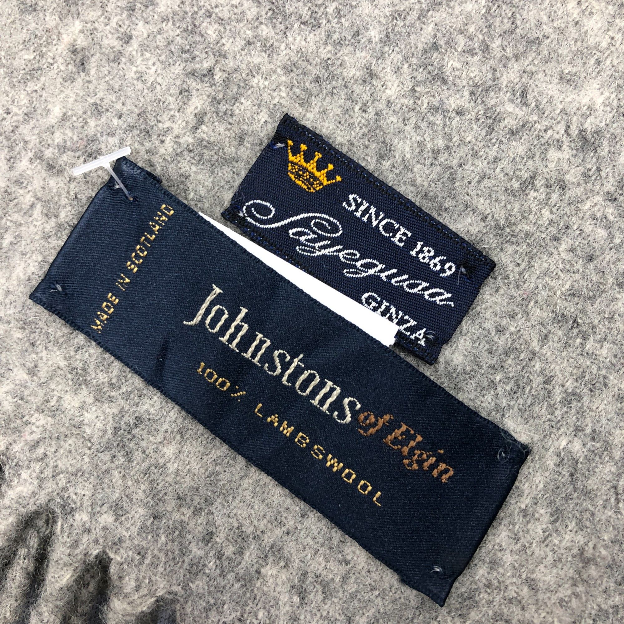 Johnstons Of Elgin Vintage Johnstons Scarf Muffler Wool Winter Scarves Size ONE SIZE - 4 Thumbnail