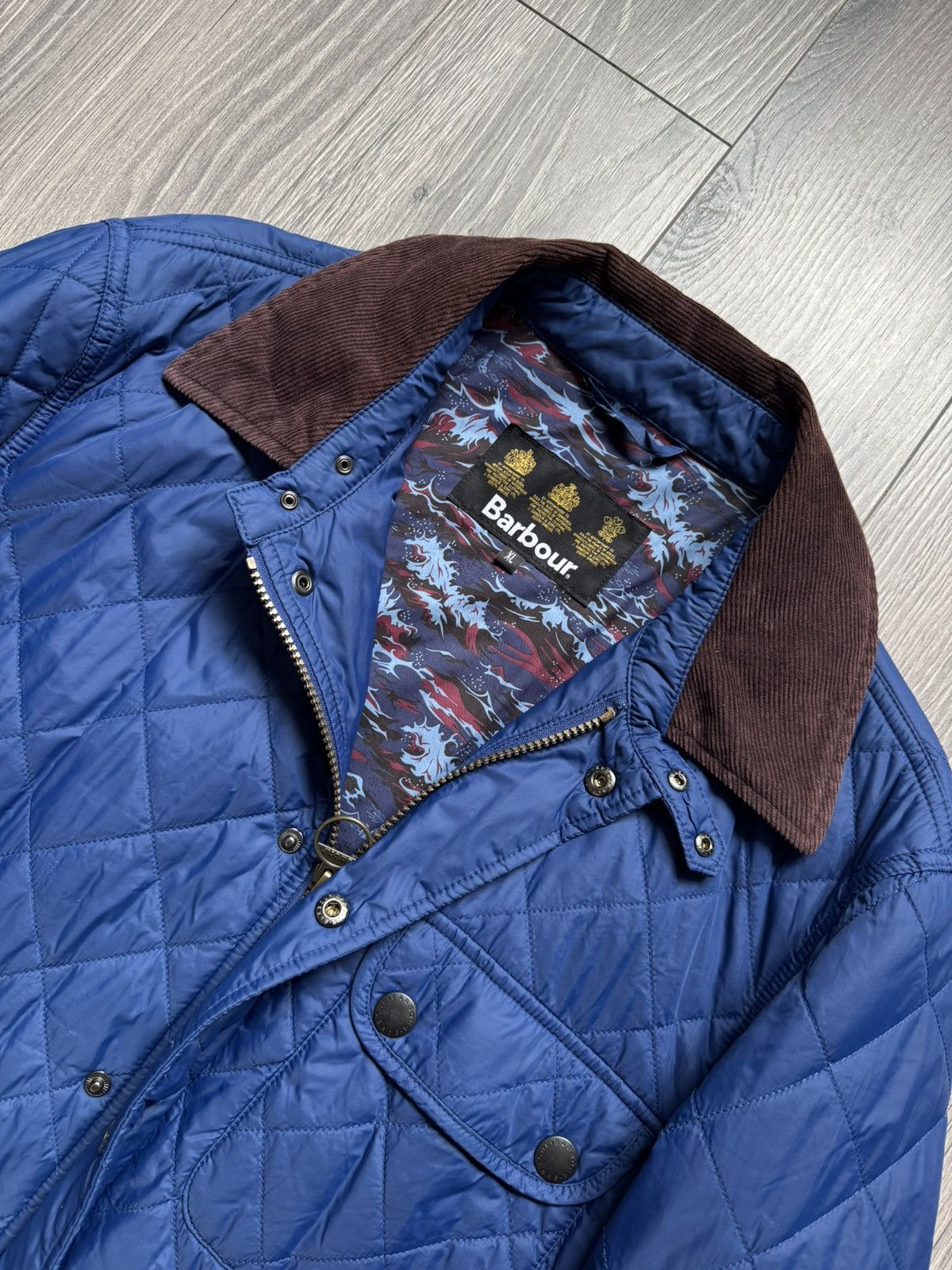 Barbour Barbour Quilted Retail Barnett X white mountaineering Jacket Size US XL / EU 56 / 4 - 4 Thumbnail