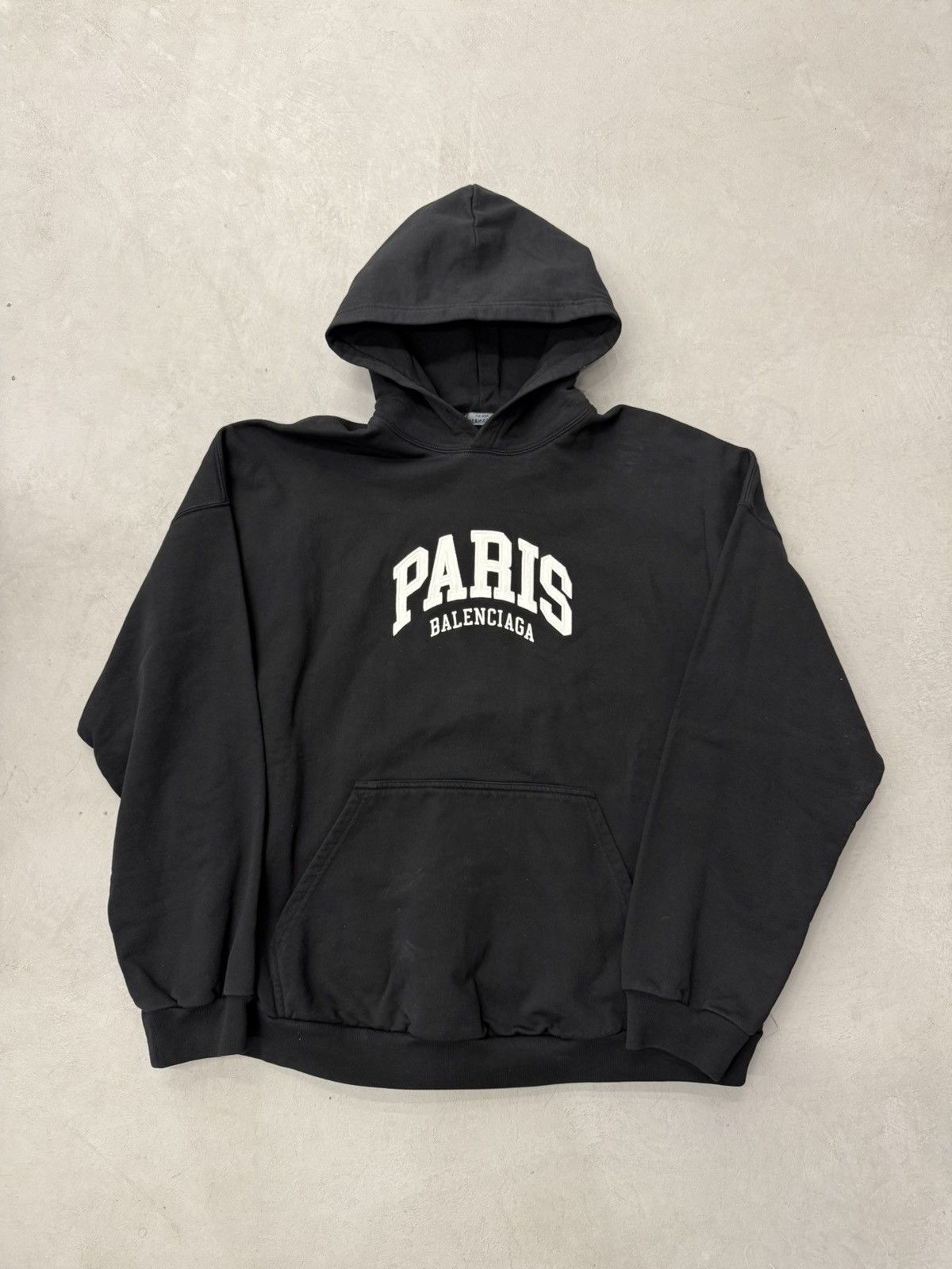 Balenciaga Balenciaga Mens Cities Paris Wide Fit Hoodie