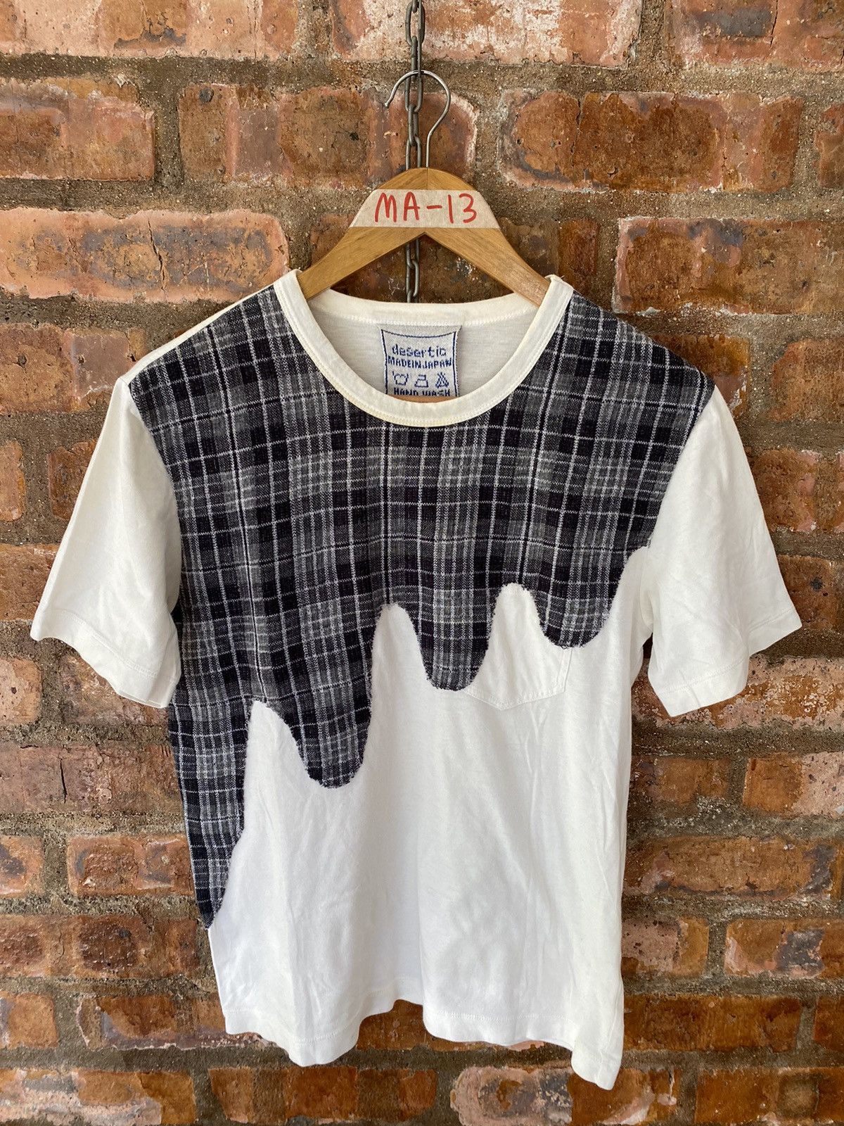 Comme des Garcons Homme AW11 Comme Des Garcons X Desertic Liquid Tartan rebuild tee Size US S / EU 44-46 / 1 - 2 Thumbnail