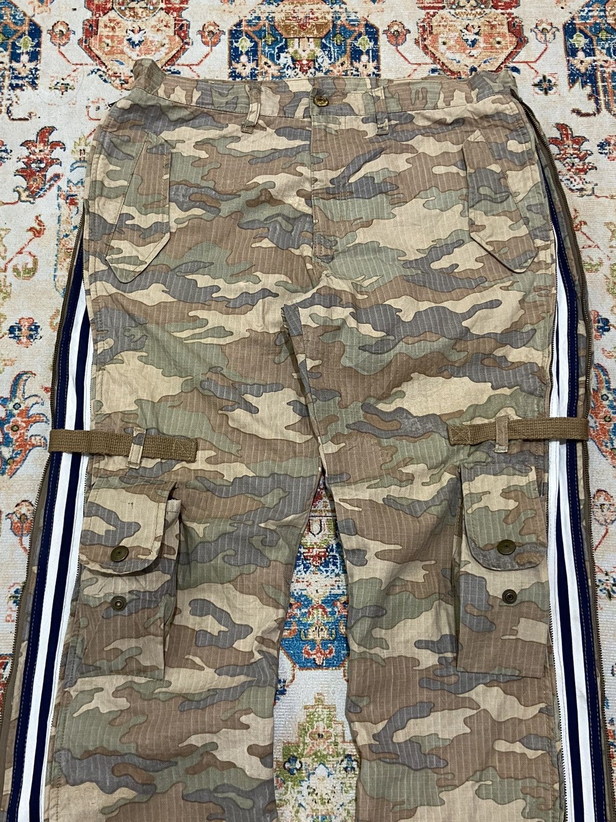 PPFM RARE💥PPFM Hypric Track Long Zipper Camouflage Tactical Pants Size US 33 - 4 Thumbnail