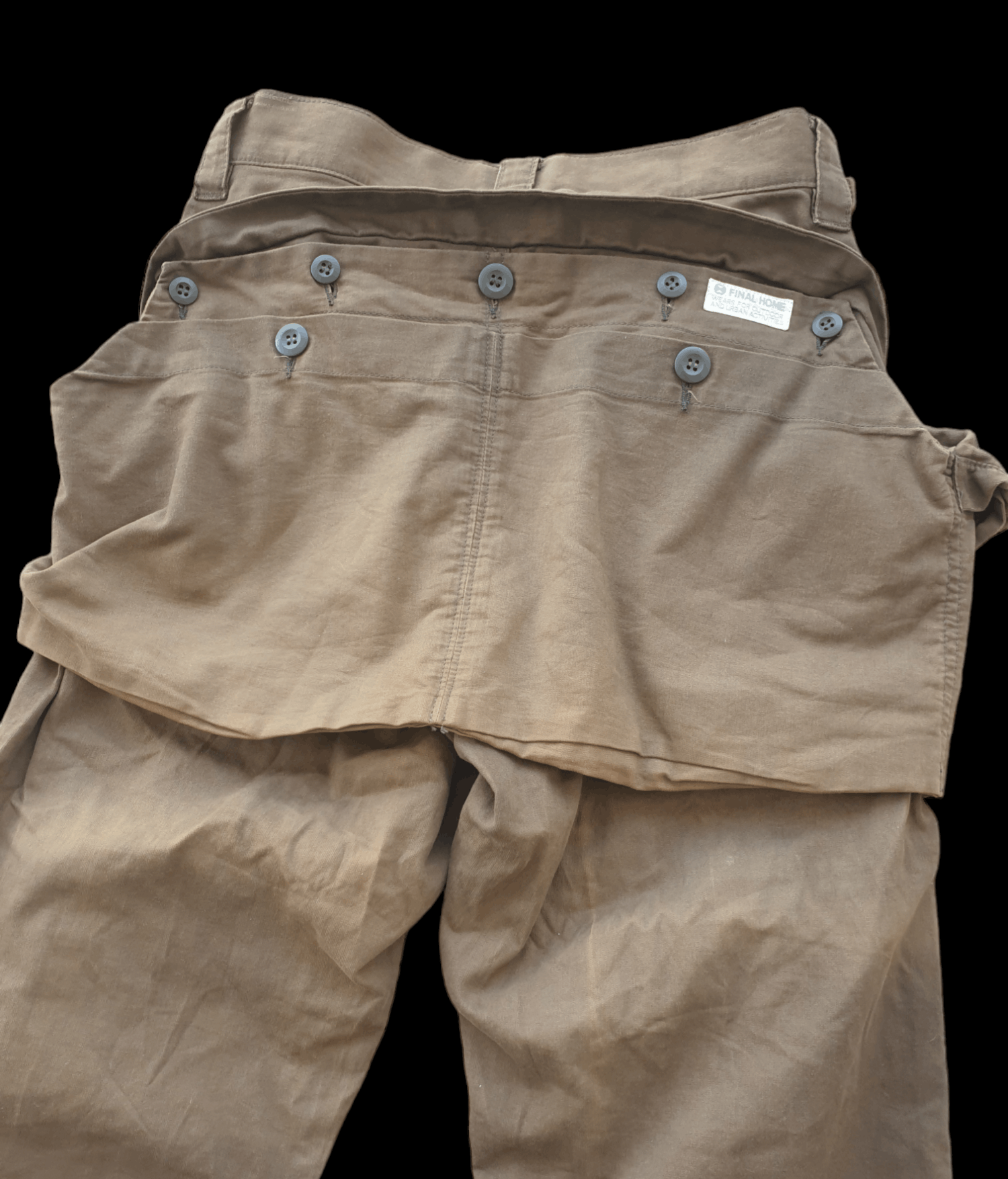 Final Home × Issey Miyake × Japanese Brand Vintage FINAL HOME Bondage Double Pocket Pants Size US 31 - 8 Thumbnail