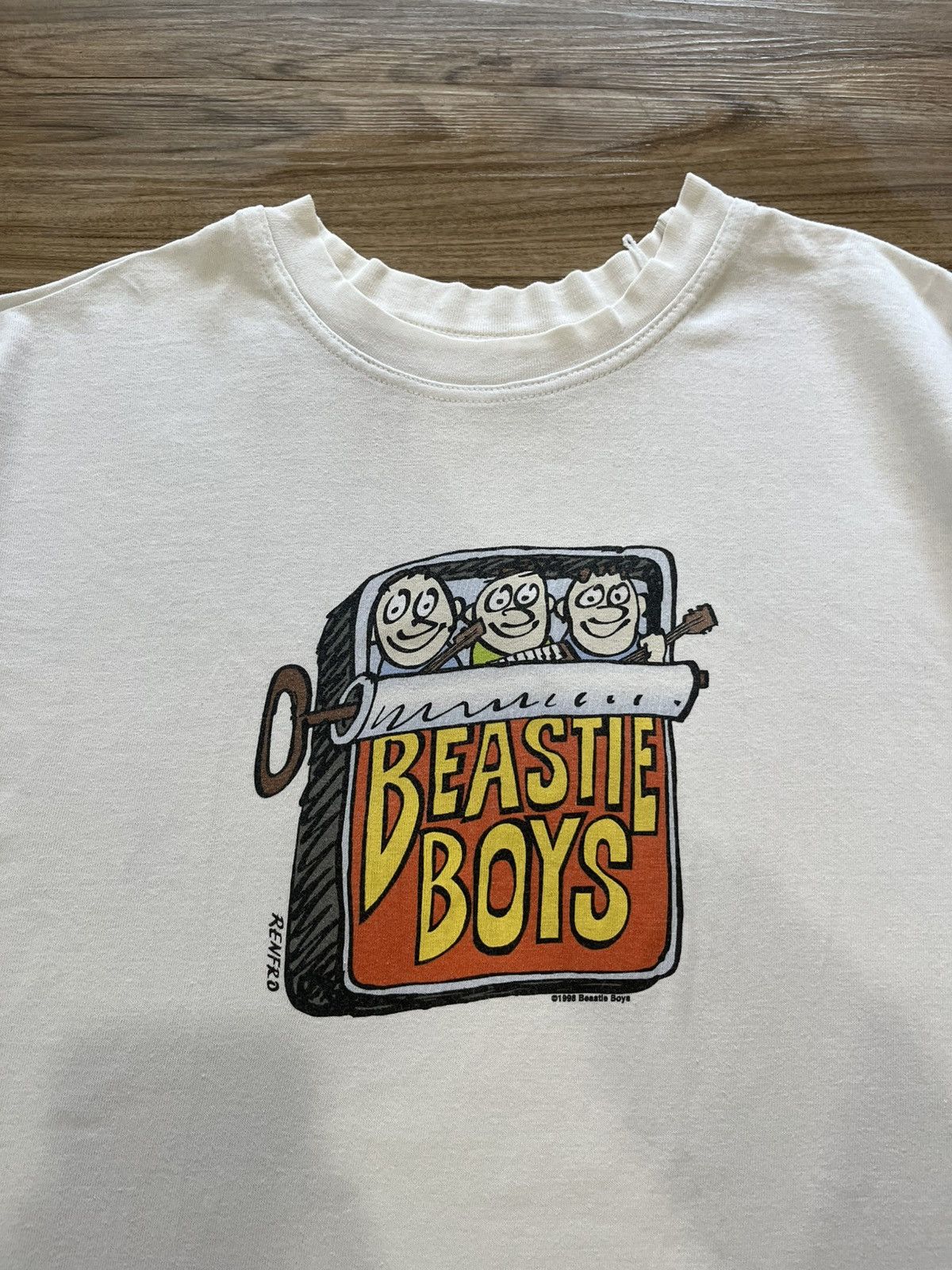 Band Tees Vintage 1998 Beastie Boys the Sardine Can Size US XL / EU 56 / 4 - 2 Thumbnail