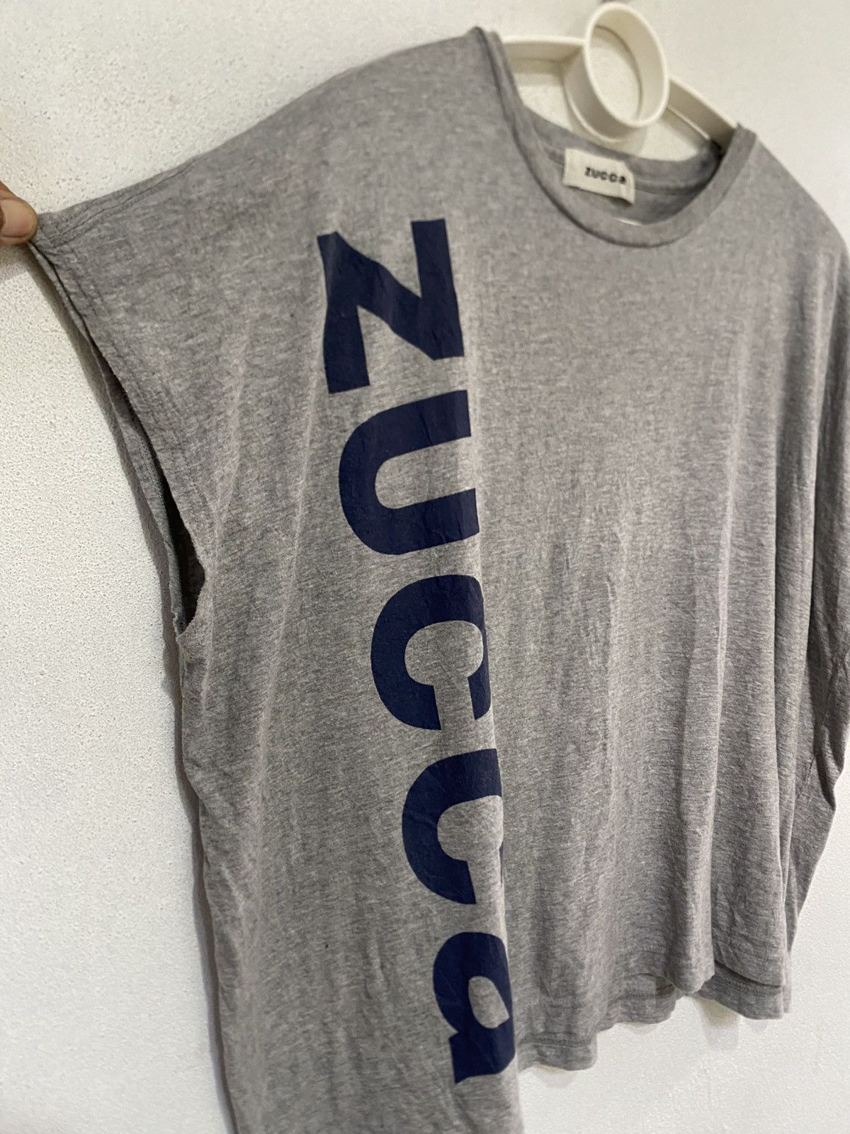 Japanese Brand Zucca By Issey Miyake Sleeveless Tee shirt Speel Out Size US M / EU 48-50 / 2 - 2 Thumbnail