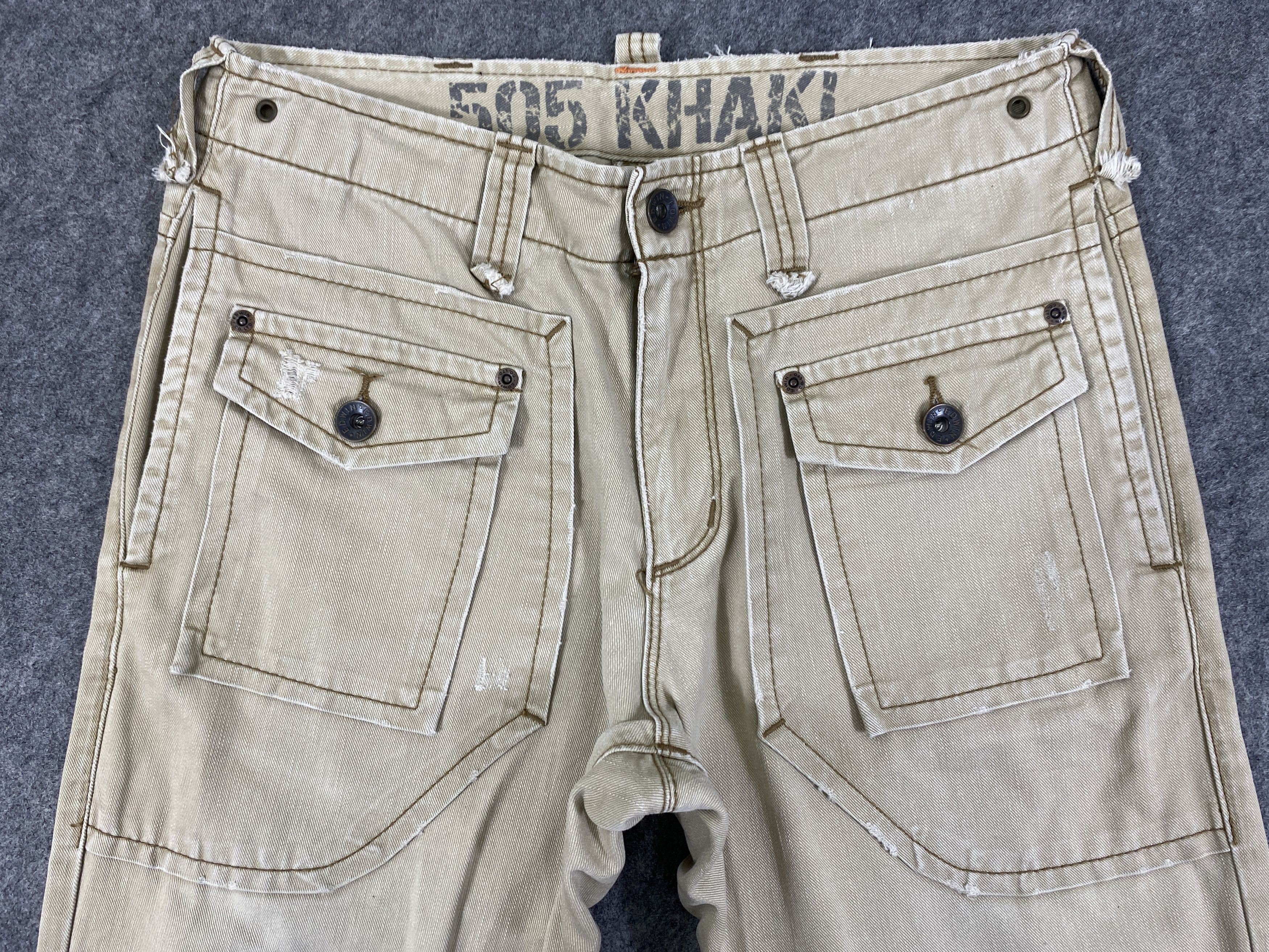 If Six Was Nine Japanese Brand Edwin Multipocket Flare Pants -CP296 Size US 31 - 3 Thumbnail