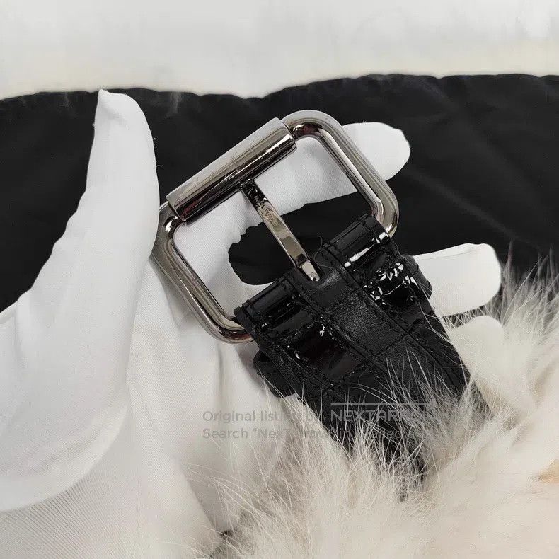 Fendi Fendi Black and white fur shawl Size ONE SIZE - 7 Thumbnail
