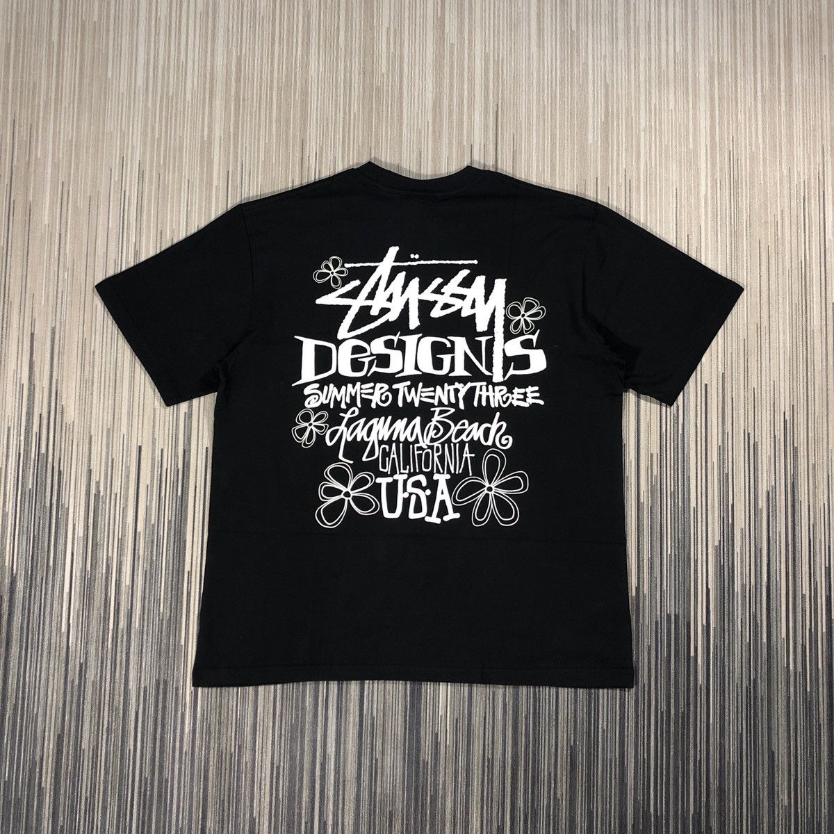 image of Stussy Summer Lb Tee in Black, Men's (Size Large)