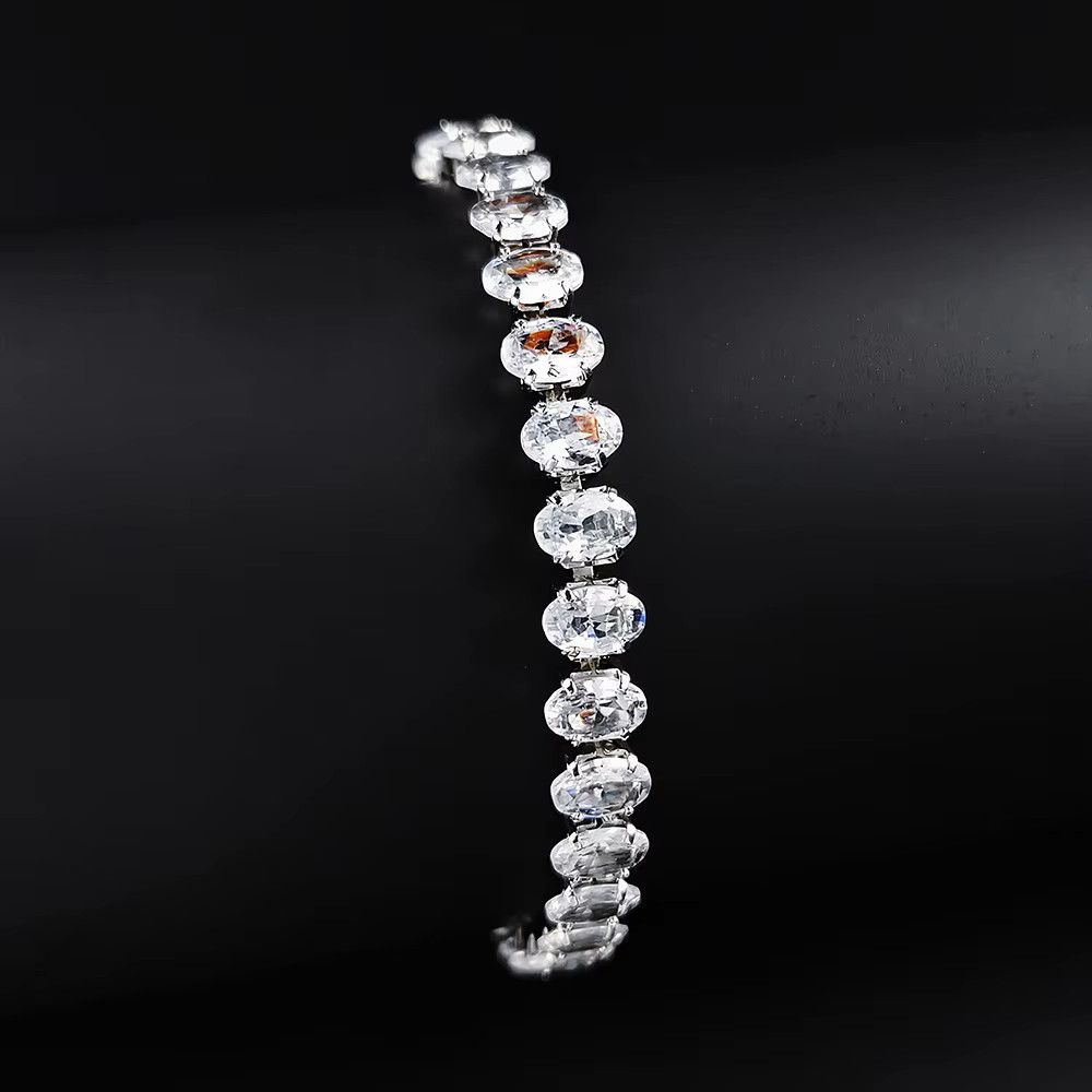 Jewelry Luxury Rose Oval Bracelet Size ONE SIZE - 2 Thumbnail