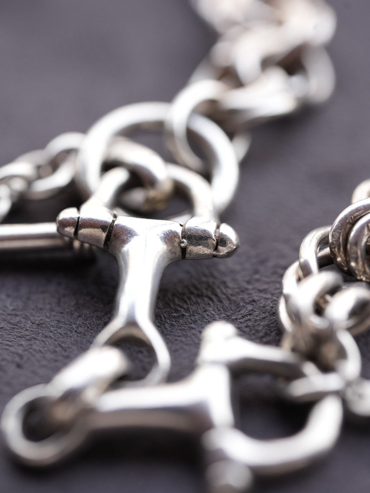 Japanese Brand Sakazuki Tazuna – Vintage Silver Necklace by Machico Okano Size ONE SIZE - 2 Thumbnail
