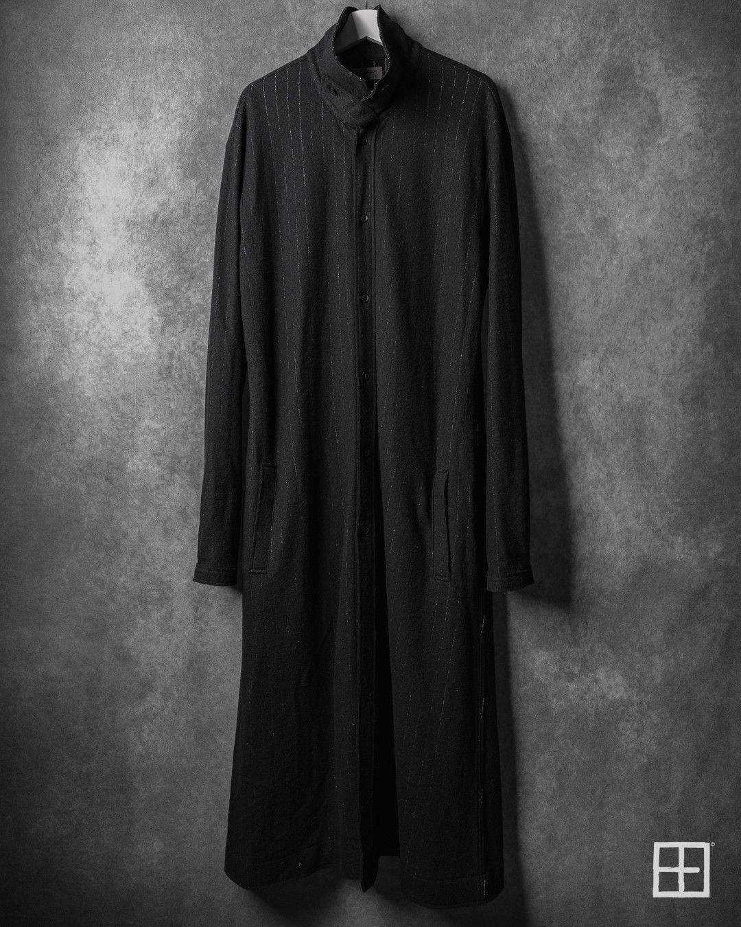 Yohji Yamamoto Yohji Yamamoto Pour Homme AW19 Pinstripe Wool Shirt Coat Size US M / EU 48-50 / 2 - 1 Thumbnail