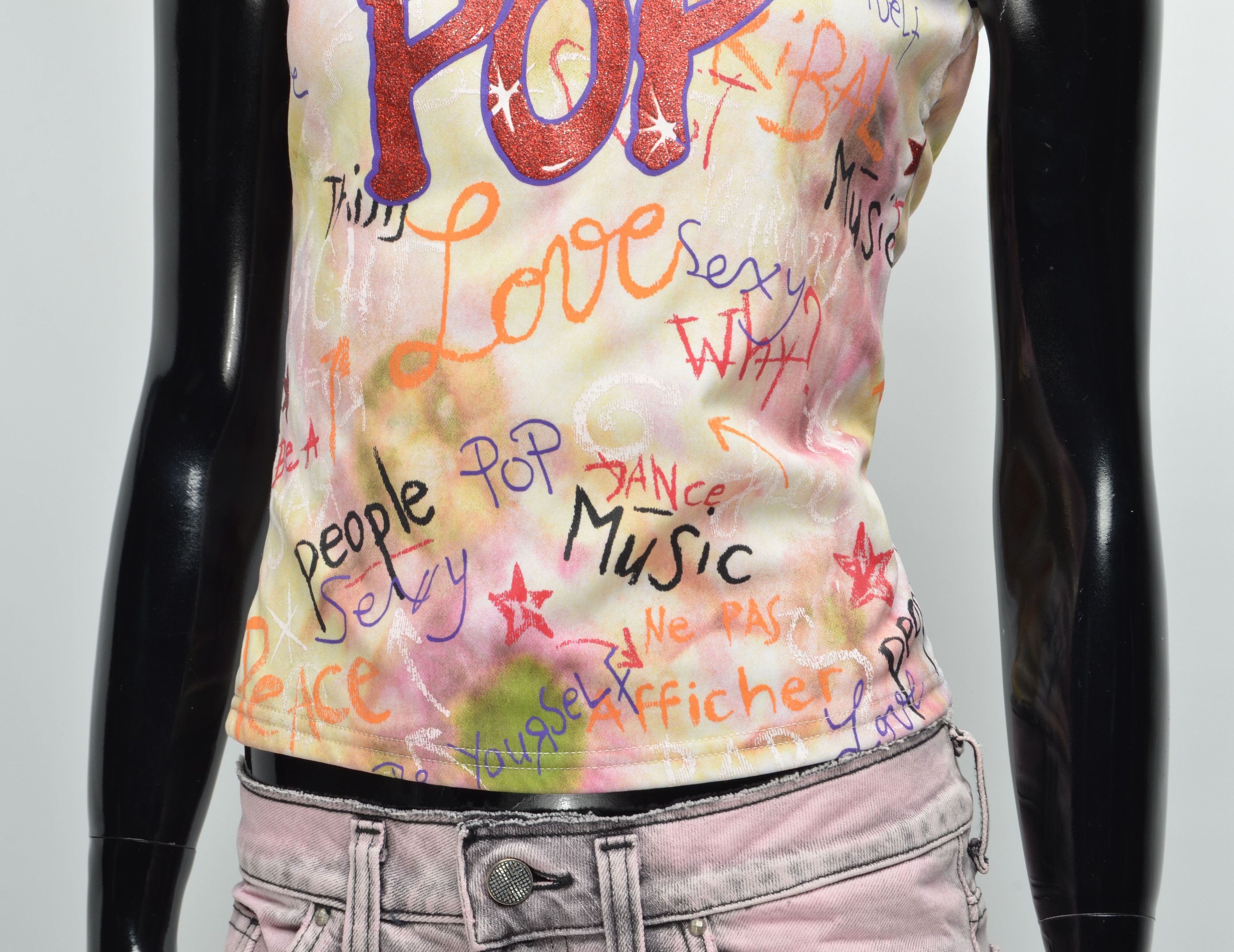 Vintage Vintage Casablanca Pop Up Y2K Crop Top Size M / US 6-8 / IT 42-44 - 3 Thumbnail