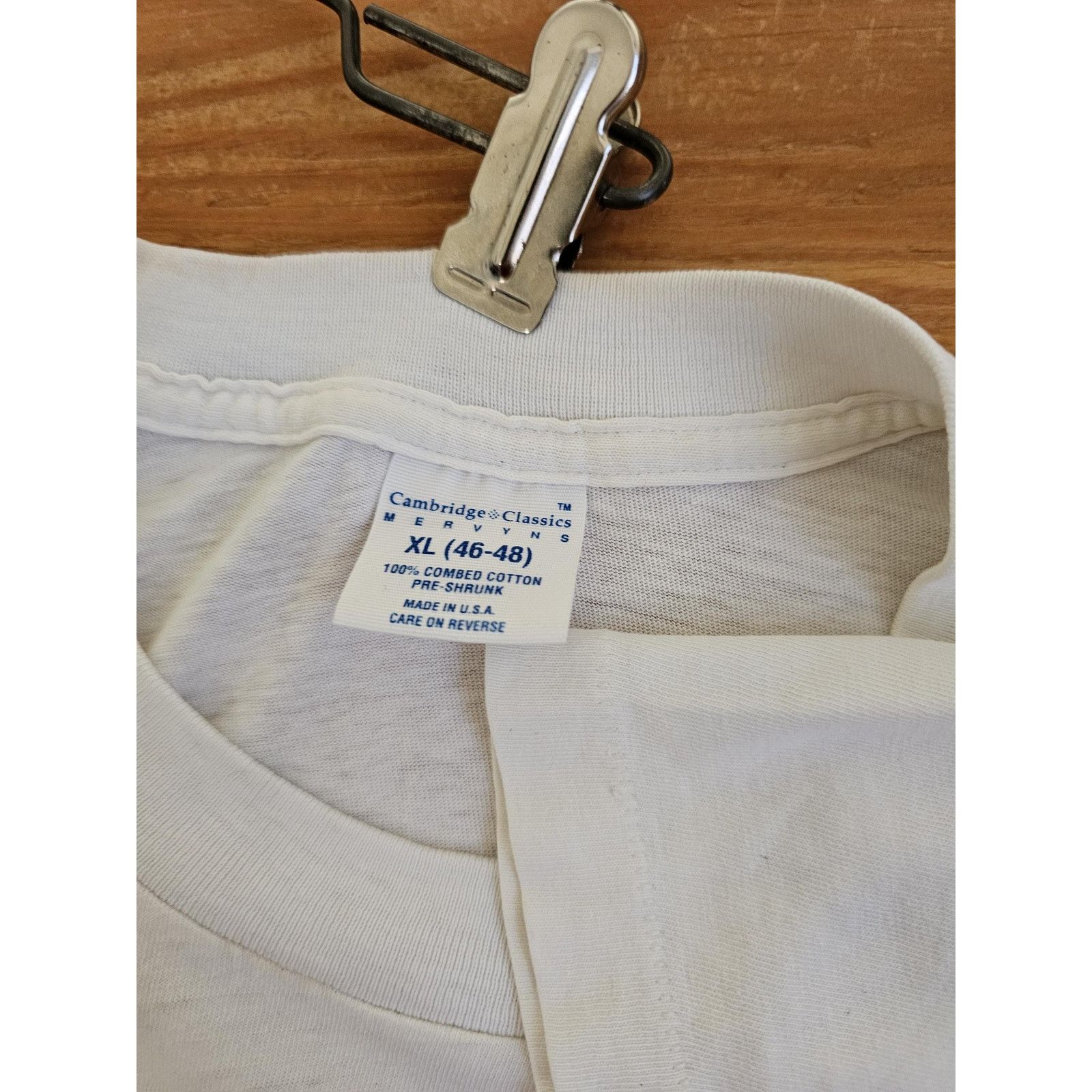 Other The Infidels Band Crop Top White T-Shirt XL 1990s Size US XL / EU 56 / 4 - 3 Thumbnail