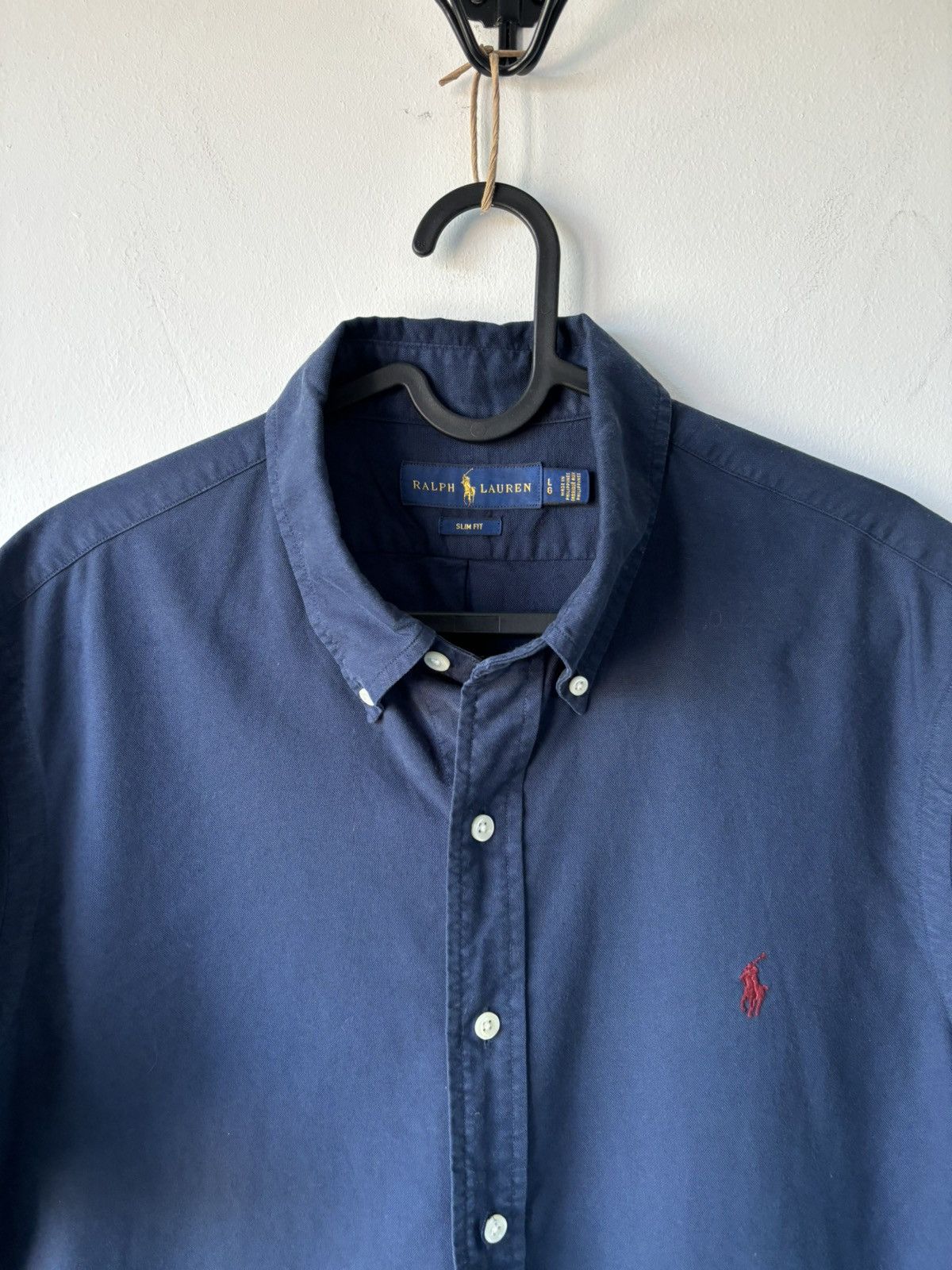Polo Ralph Lauren × Ralph Lauren POLO RALPH LAUREN CLASSIC FIT TWILL SHIRT NAVY BLUE Size US L / EU 52-54 / 3 - 3 Thumbnail