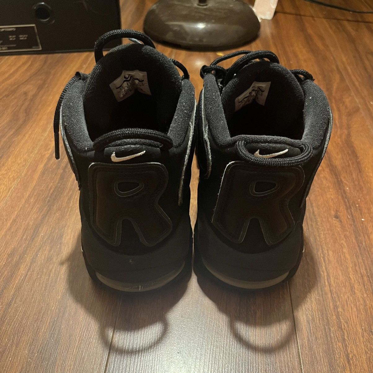 Nike × Supreme Nike Supreme x Air More Uptempo Black 902290-001 Size 9.5 Size US 9.5 / EU 42-43 - 4 Thumbnail