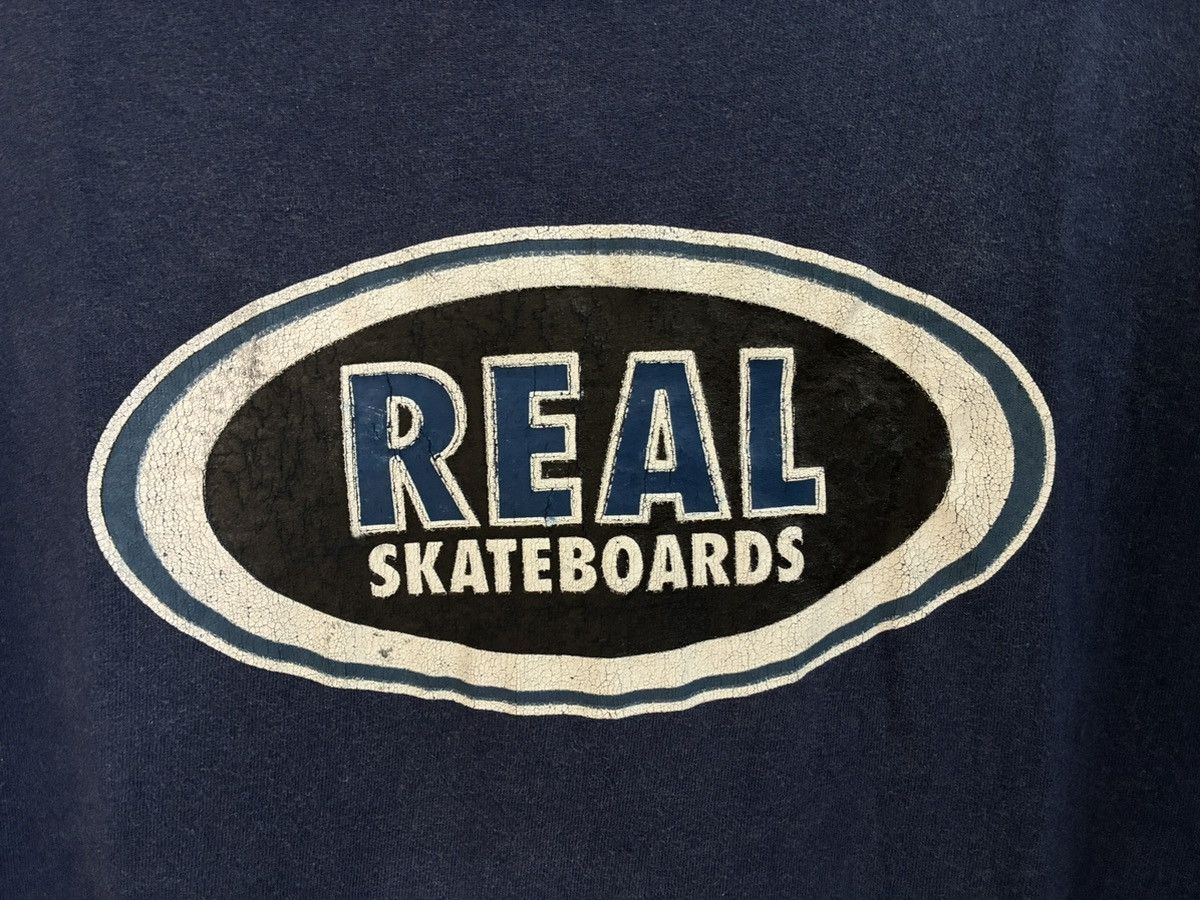 Vintage Vintage 90s Real Skateboard oldskate t shirt Size US L / EU 52-54 / 3 - 5 Thumbnail