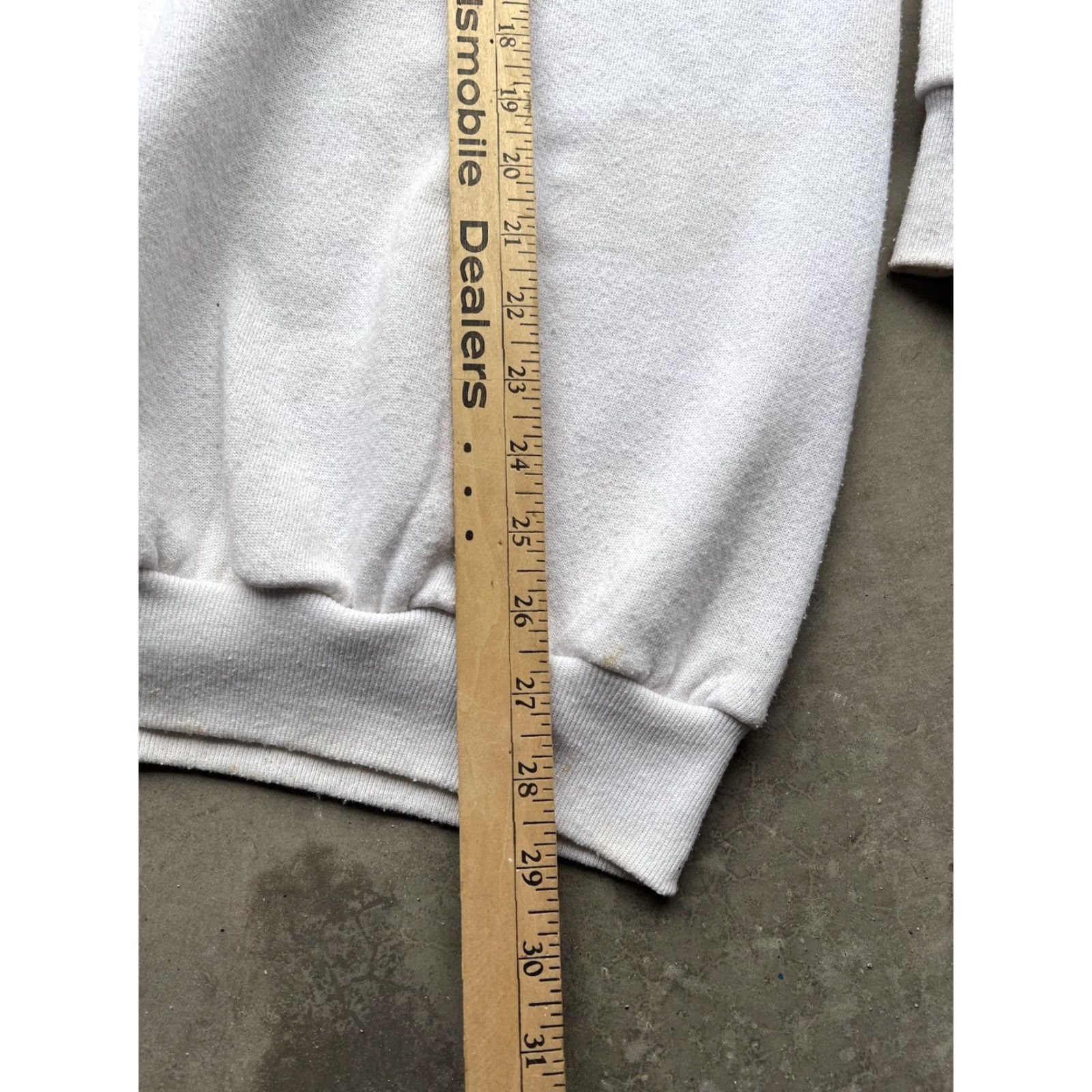 Tultex VINTAGE Total Brat Christmas Sweatshirt Crewneck MENS XL White 90's Heavy *Flawed Size US XL / EU 56 / 4 - 7 Thumbnail