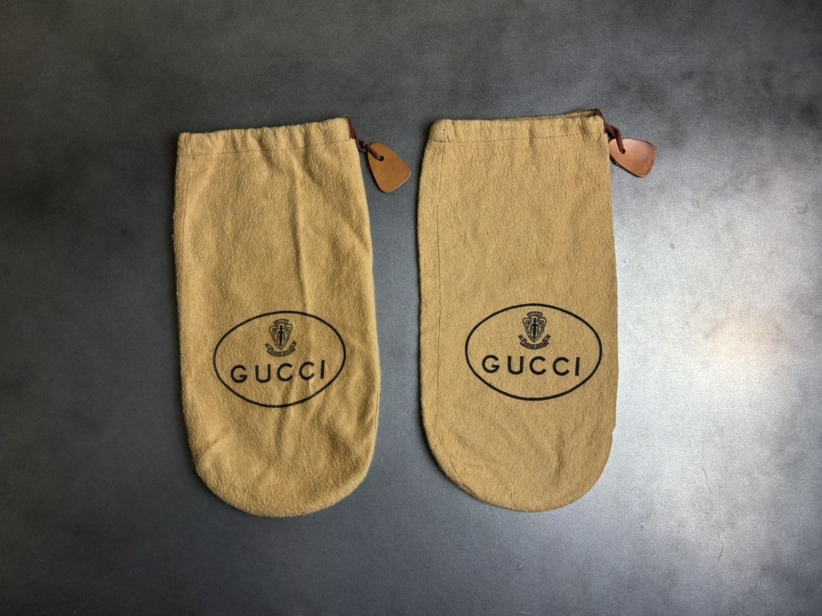 Gucci × Vintage 1970s Gucci Dust Bags 70s Vintage Gucci Bag Set Shoe Covers Size ONE SIZE - 10 Thumbnail