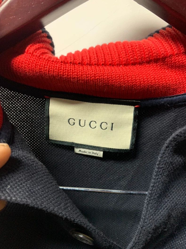 Gucci Gucci Embroidered short-sleeved Polo shirt 2503-Nextarrow Size US M / EU 48-50 / 2 - 2 Thumbnail