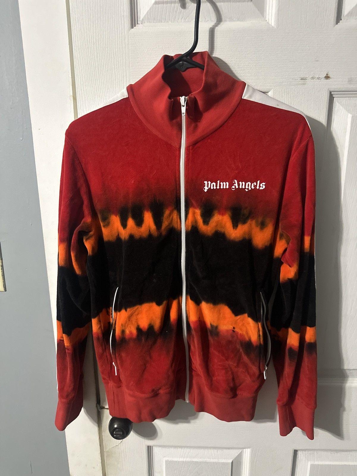 Palm Angels Palms Angels Tie Dye Track Jacket Size US S / EU 44-46 / 1 - 1 Thumbnail