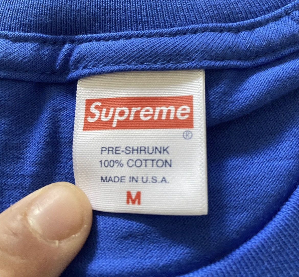 Supreme × Thrasher NEW SUPREME X THRASHER GAME TEE BLUE SIZE MEDIUM SHIP FAST Size US M / EU 48-50 / 2 - 4 Thumbnail