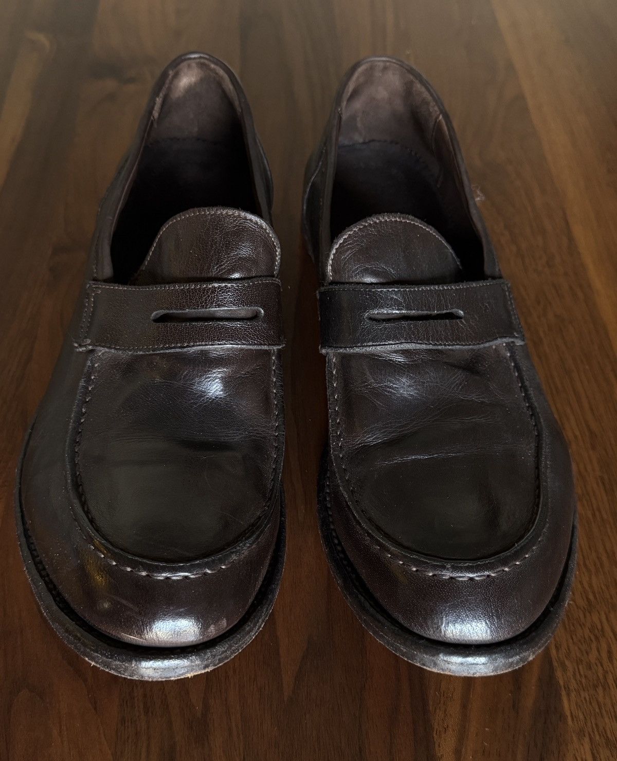 Officine Creative Officine Creative Brown Leather Loafer Size US 10 / EU 43 - 1 Thumbnail