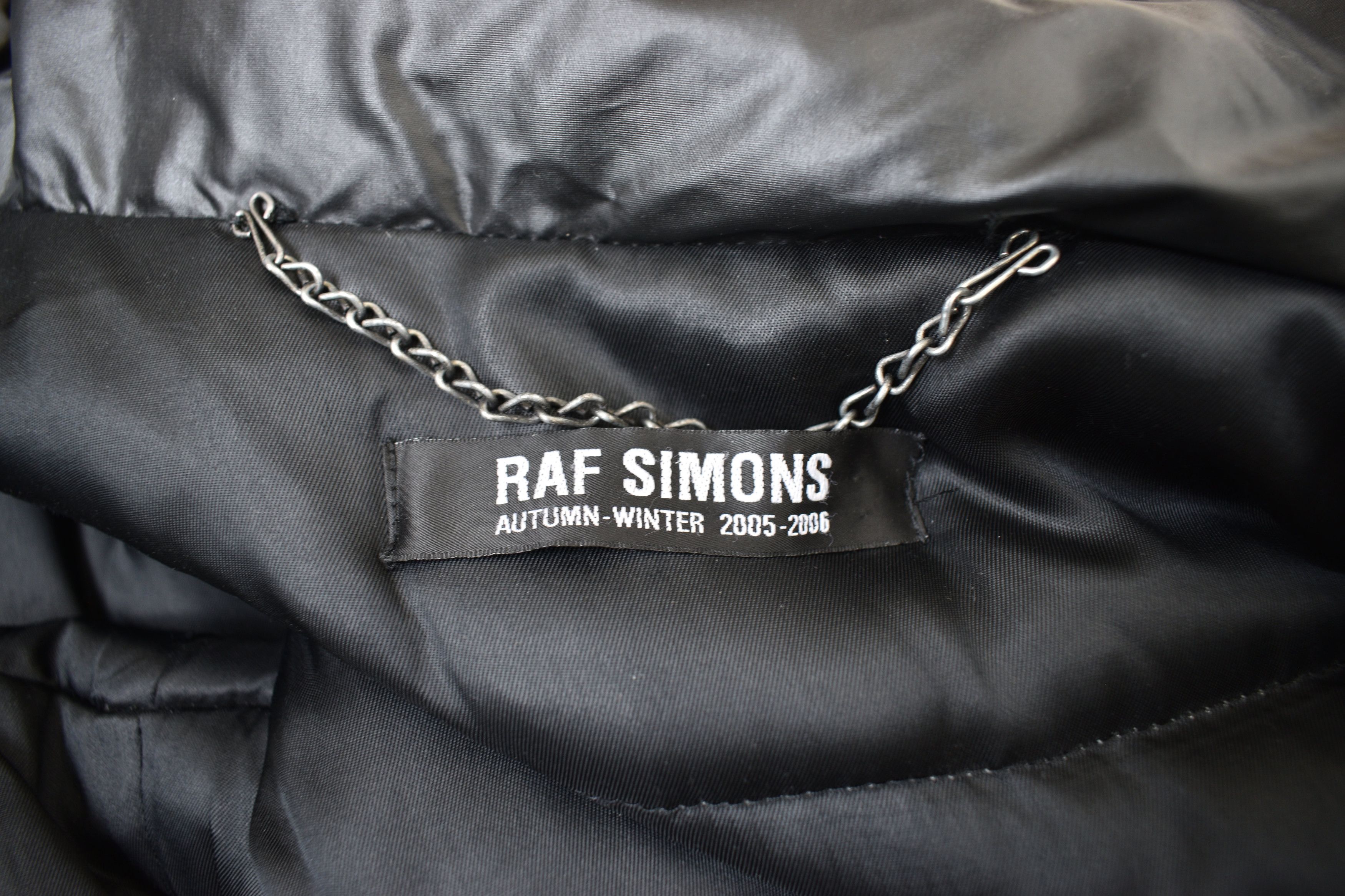 Raf Simons Raf Simons AW05-06 Sample Waxed Waves Puffer Waves Bomber Size US S / EU 44-46 / 1 - 6 Thumbnail