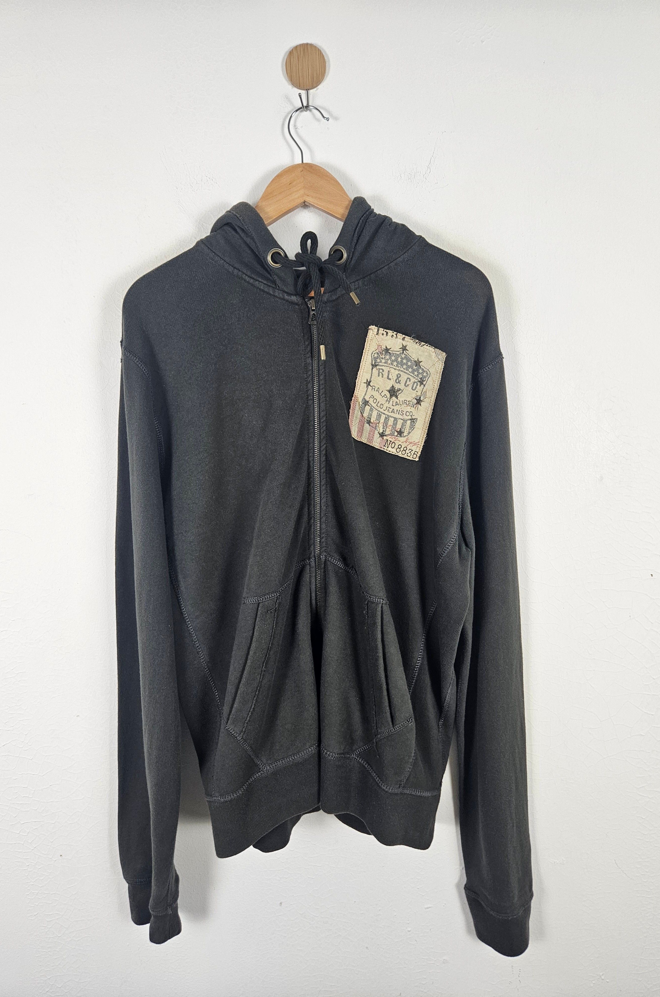 Polo Ralph Lauren Vintage Polo Ralph Lauren Jeans Company hoodie USA Flag Size US XL / EU 56 / 4 - 2 Thumbnail