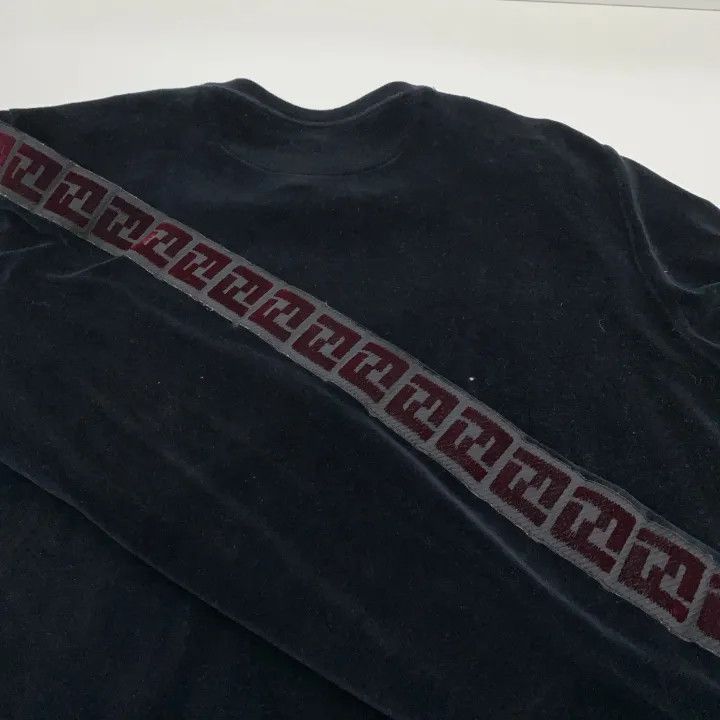Fendi Fendi FW21 Black Logo Sweatshirt for Men -2507 Size US M / EU 48-50 / 2 - 8 Thumbnail